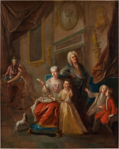 François de Troy, Group Portrait of a Magistrate’s Family