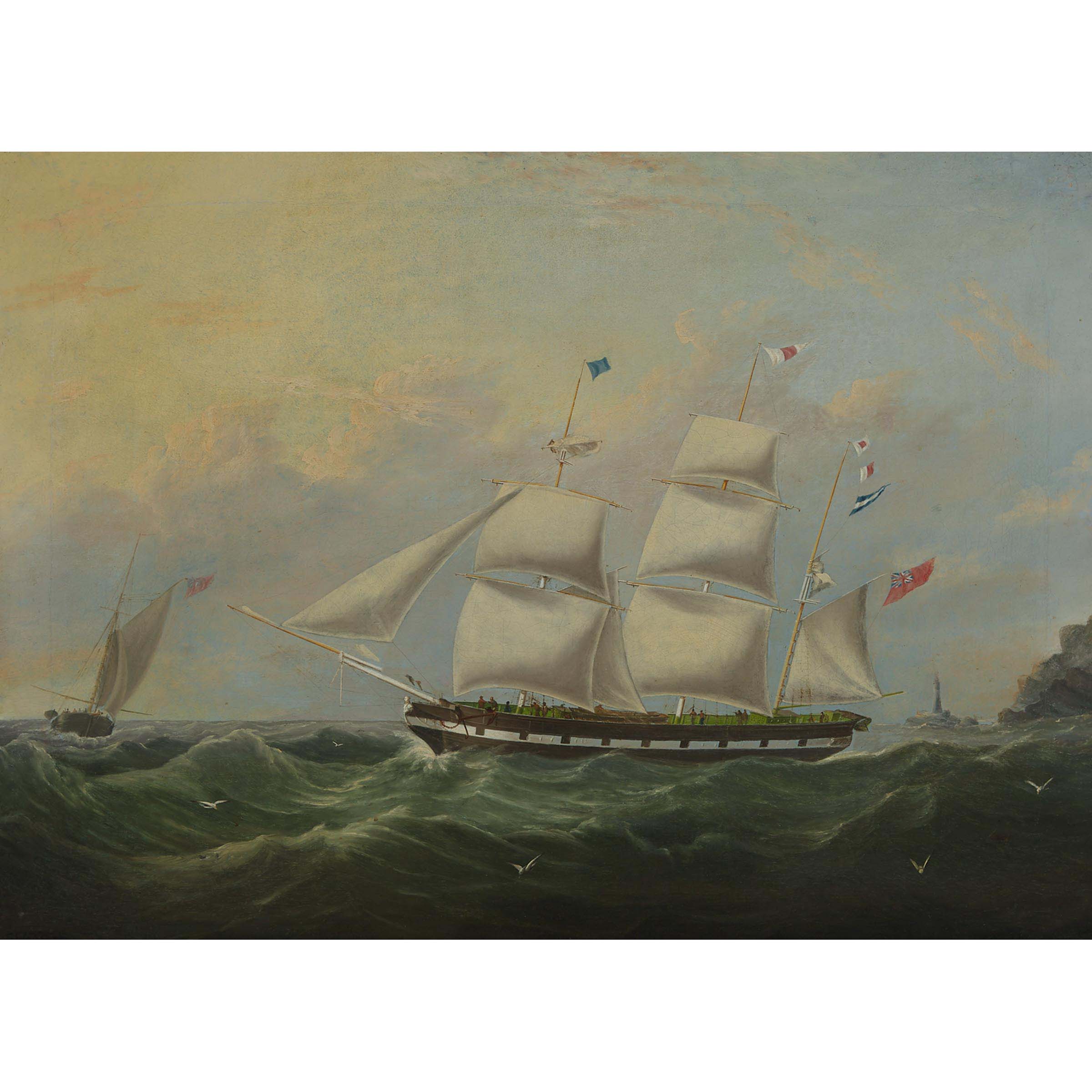 SAMUEL WALTERS, Portrait of Barque (Off Tuskar Rock)