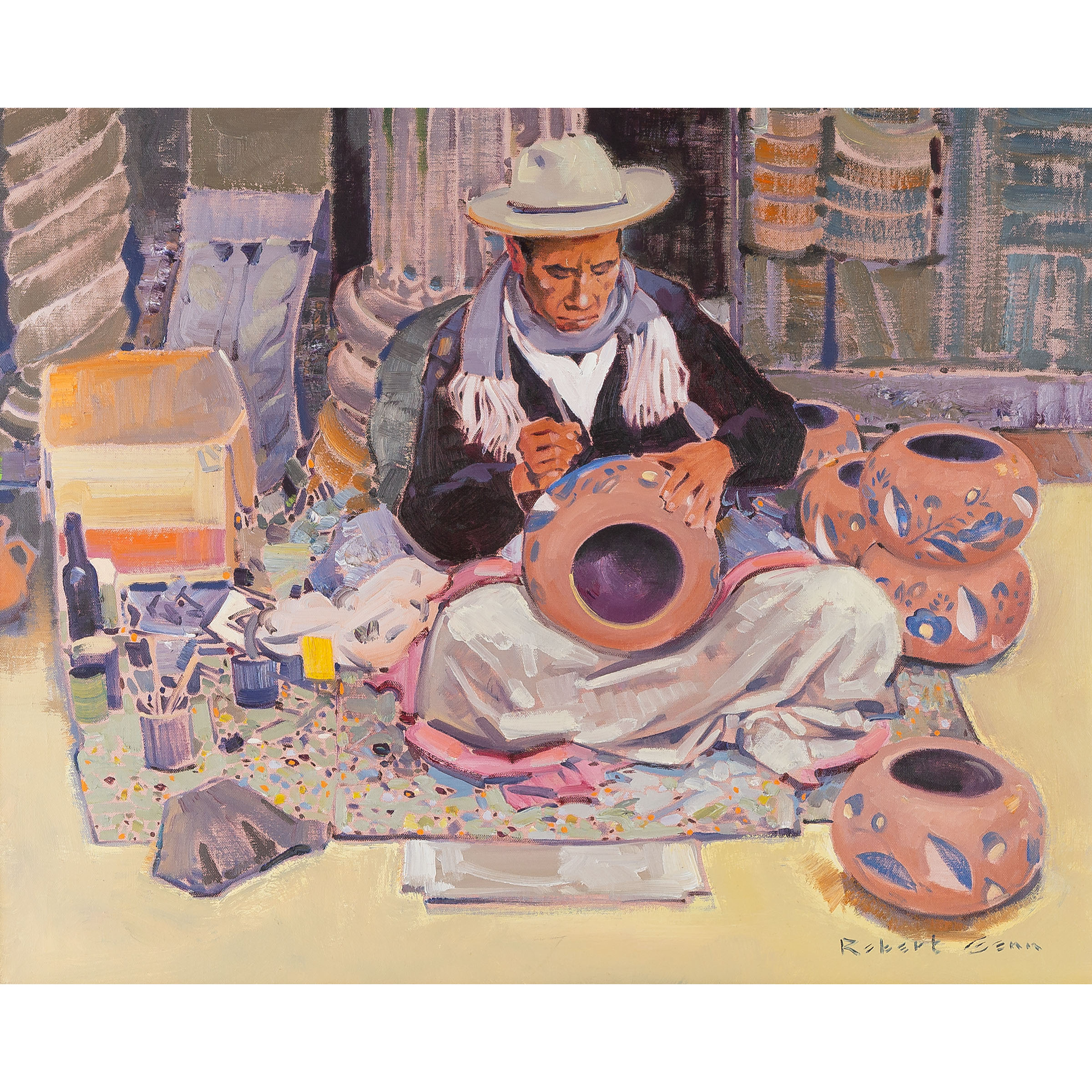 The Pot Painter of Tlaquepaque