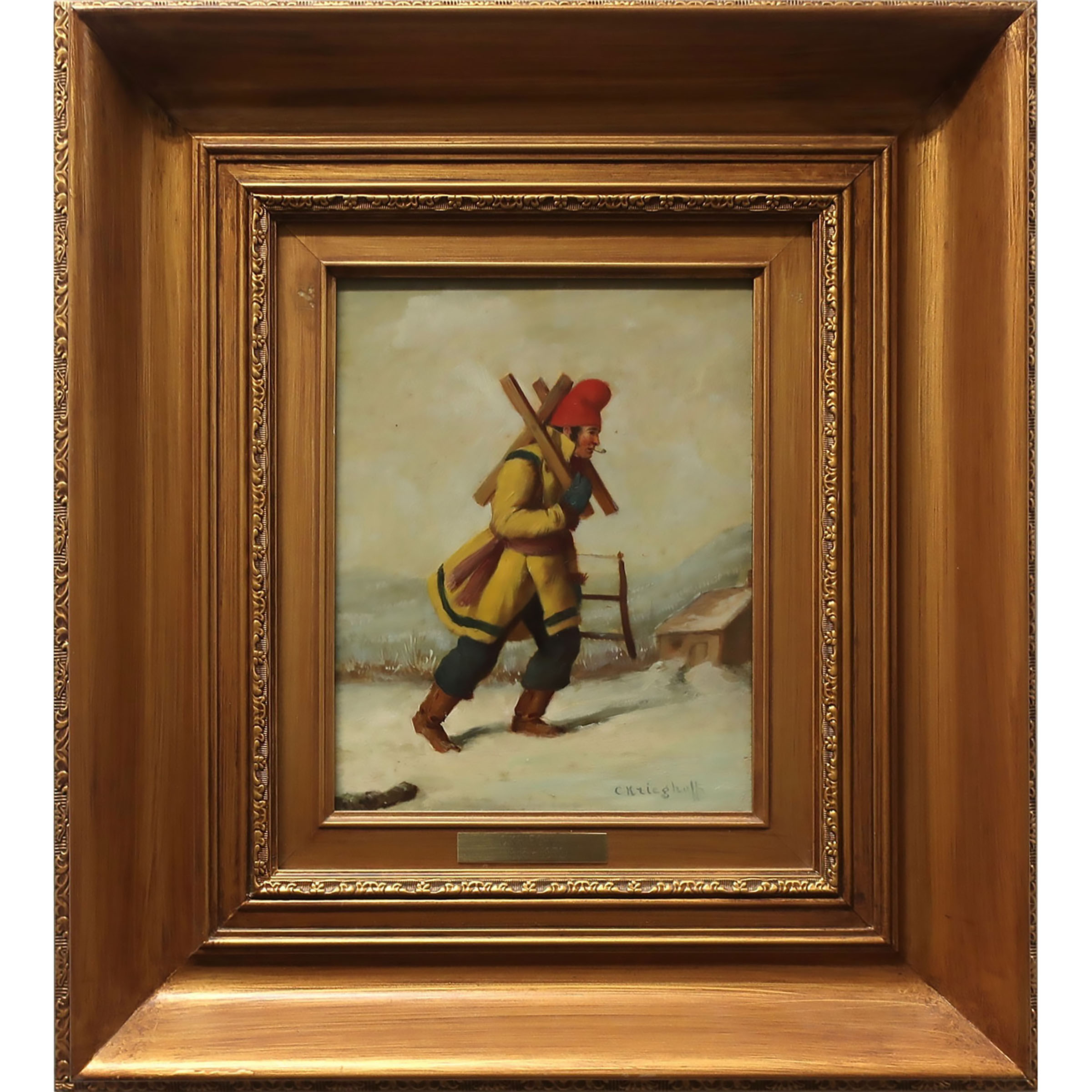 Habitant with Bucksaw