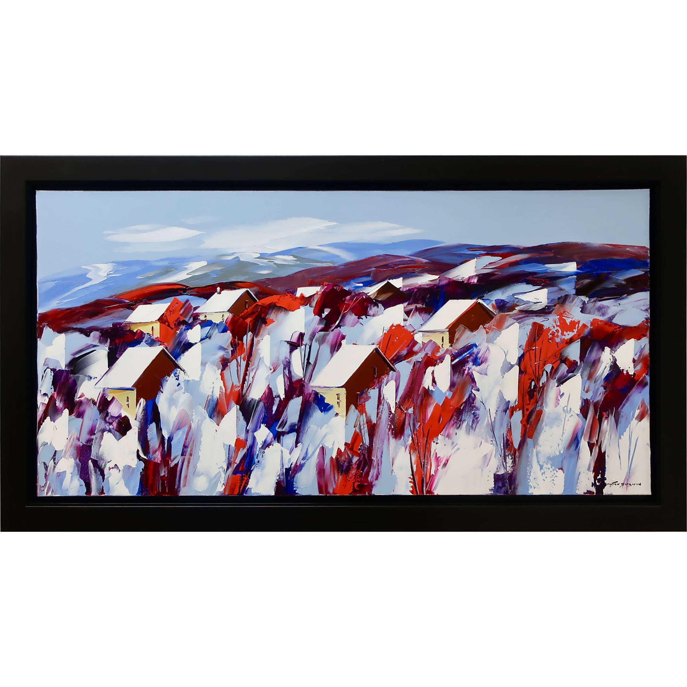 Untitled (Snow Covered Rooftops)