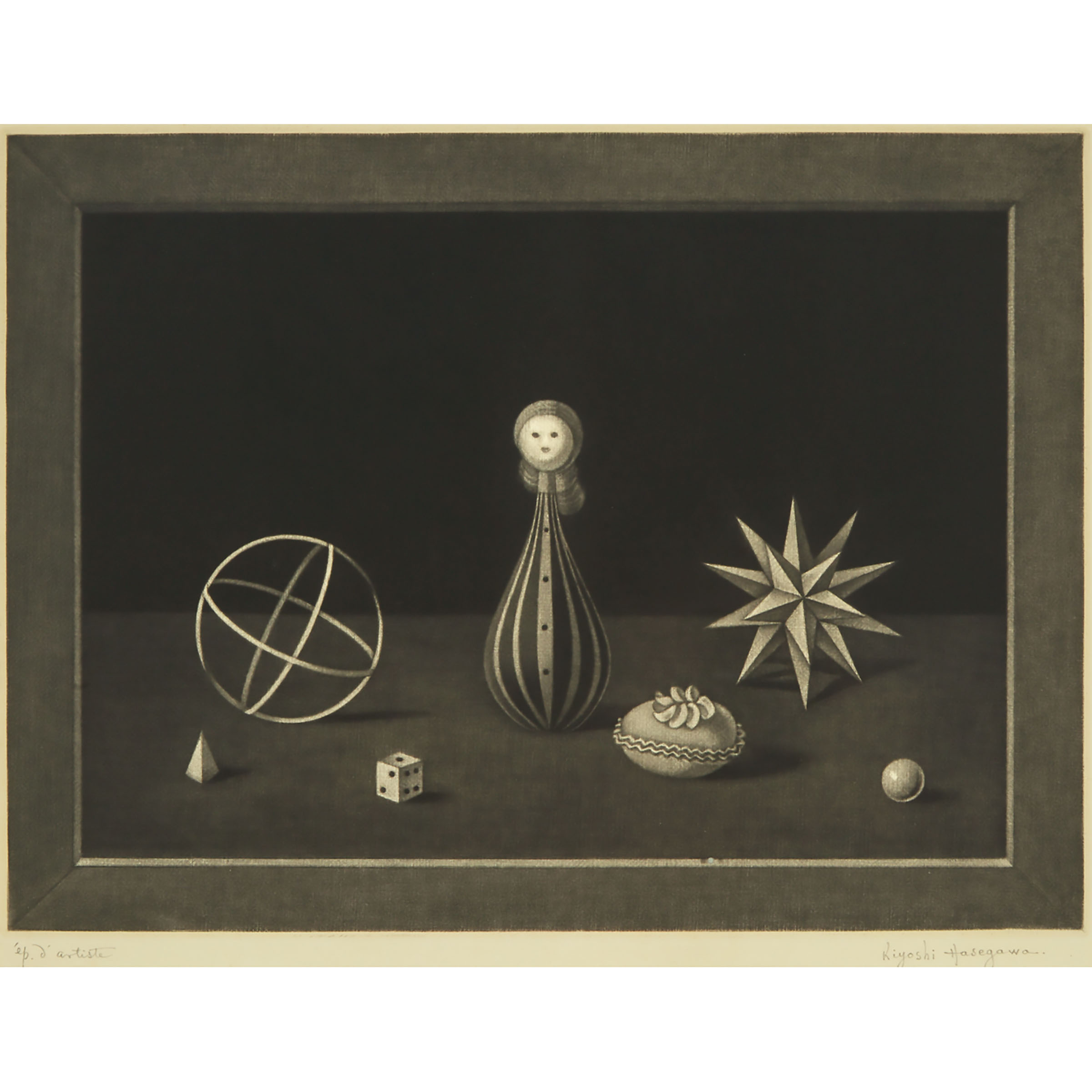 Objets Dans Une Vitrine