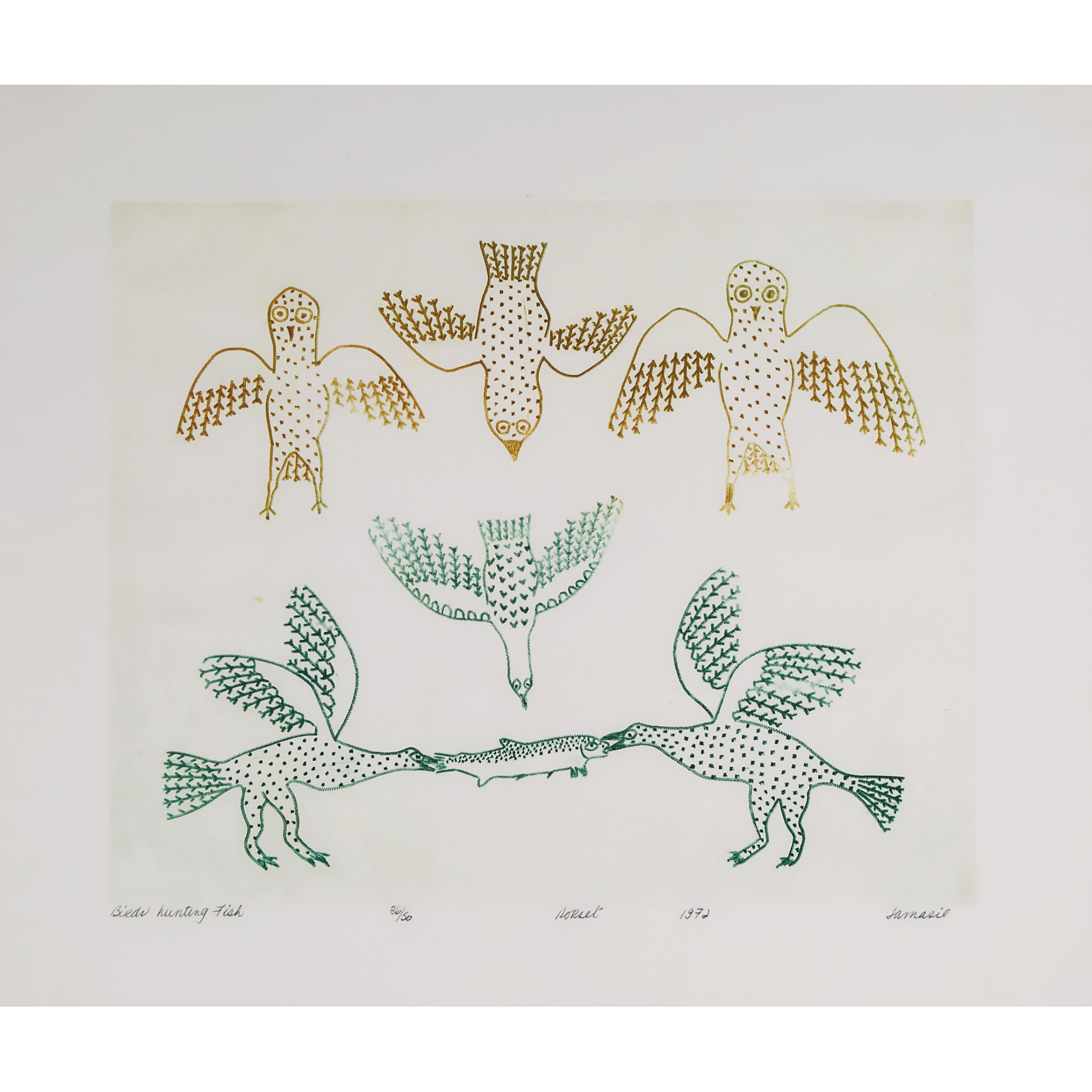 Birds Hunting Fish
