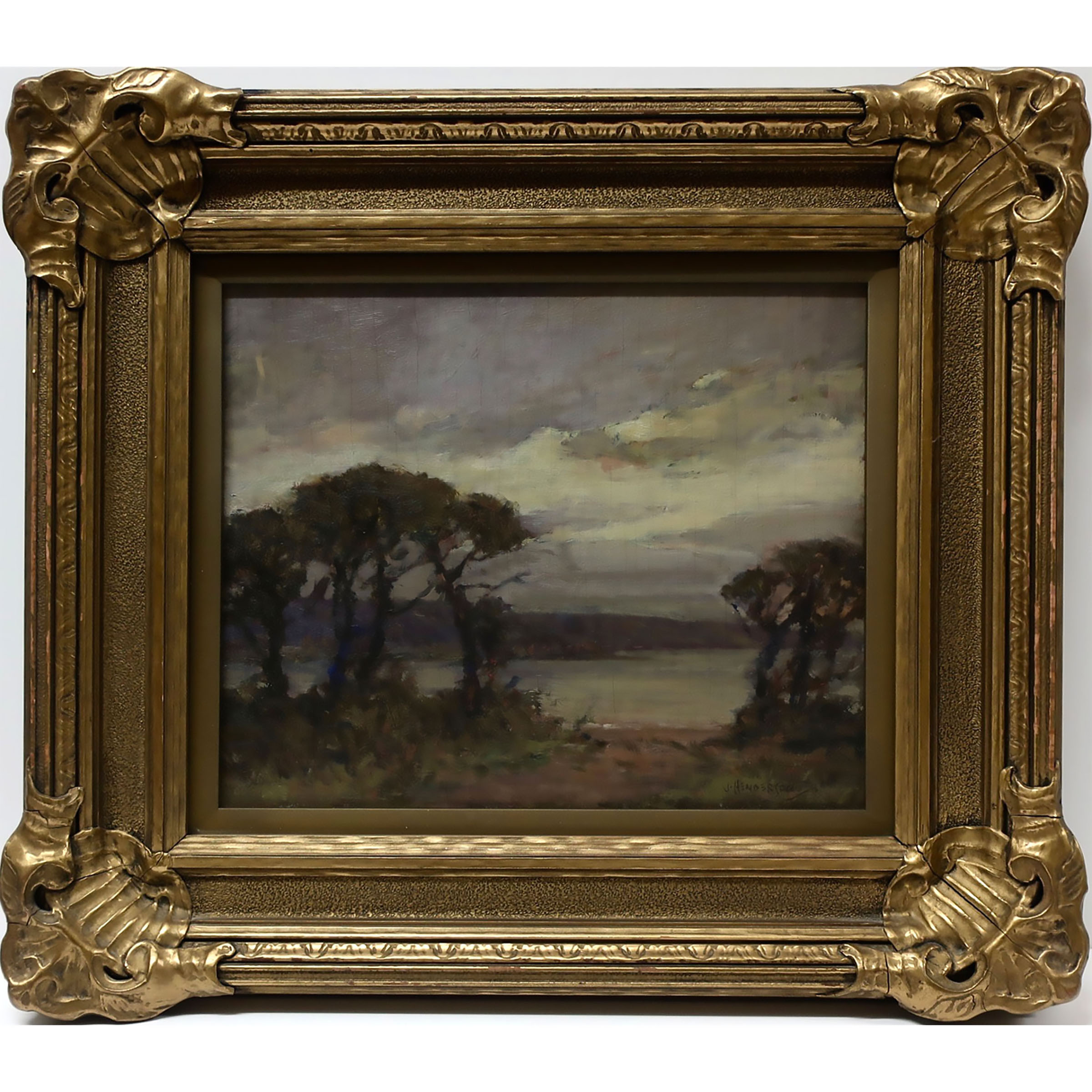 Untitled (Evening Lake View)