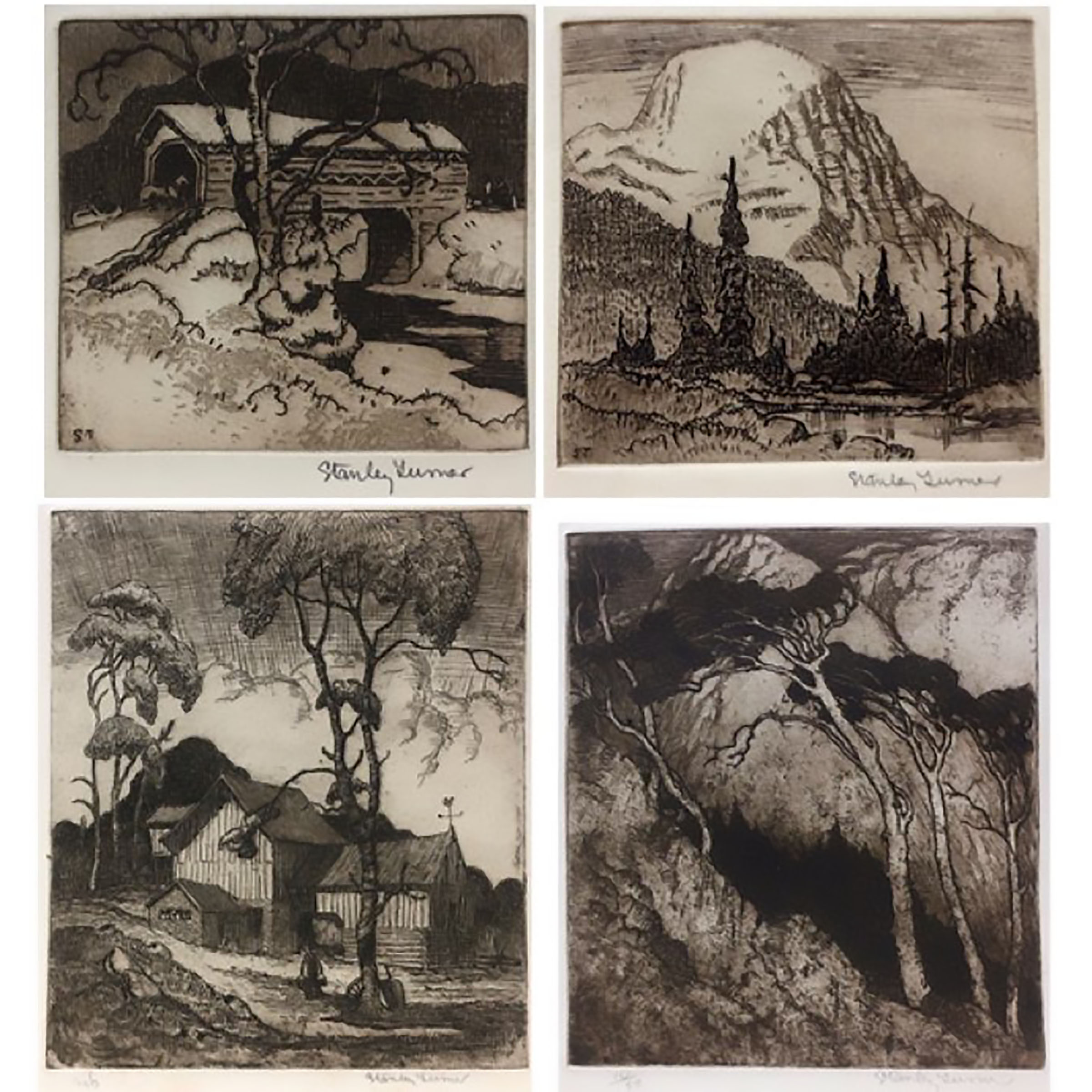 "HALIBURTON FARM", "TIMBER LINE ROCKIES", "COVERED BRIDGE", "THE ROCKIES"