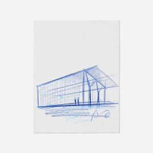 Architectural sketch (The Modern Art Museum of Fort Worth)
