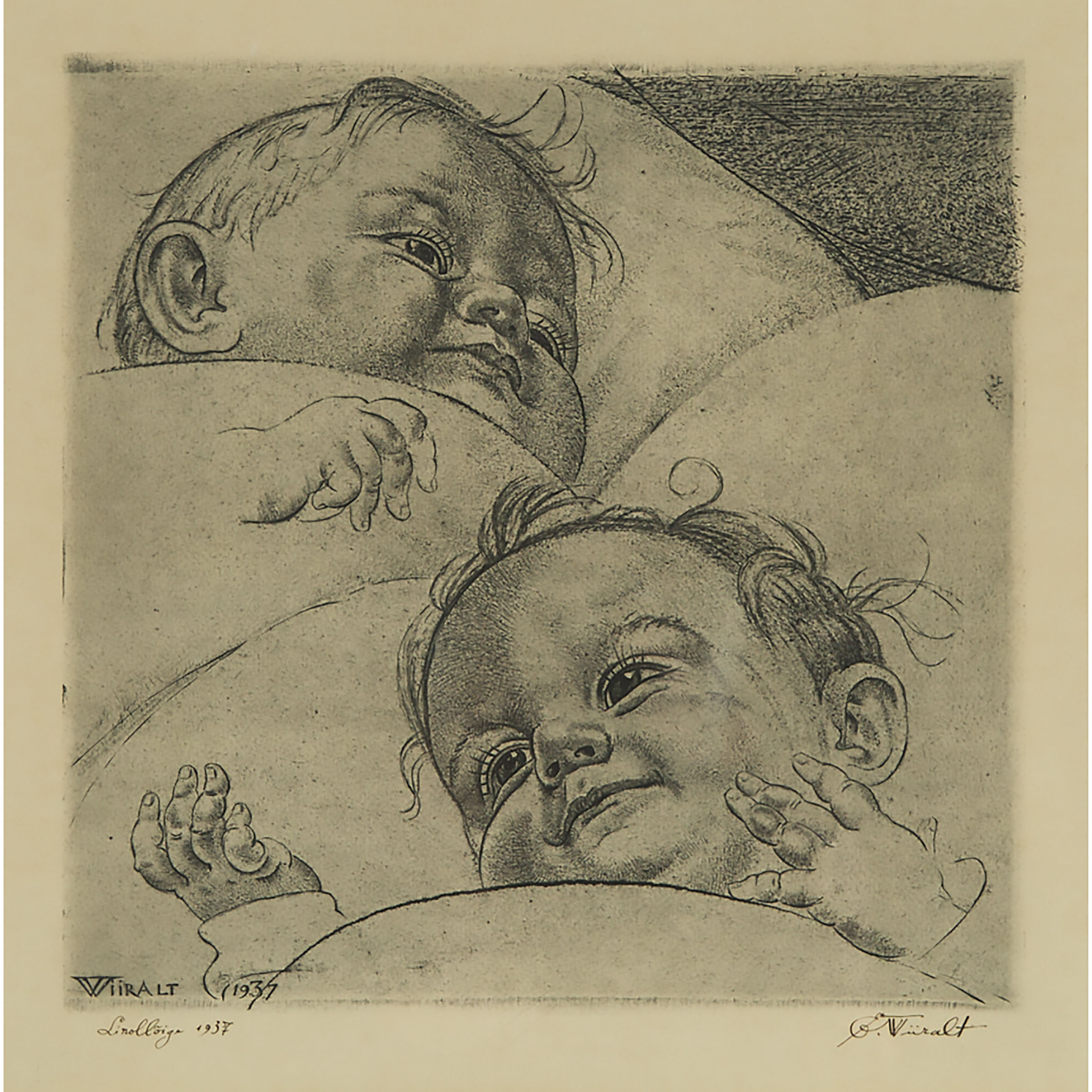 Wiiralt Eduard, CHILDREN (LAPSED), 1937 [KANGILASKI, 92]