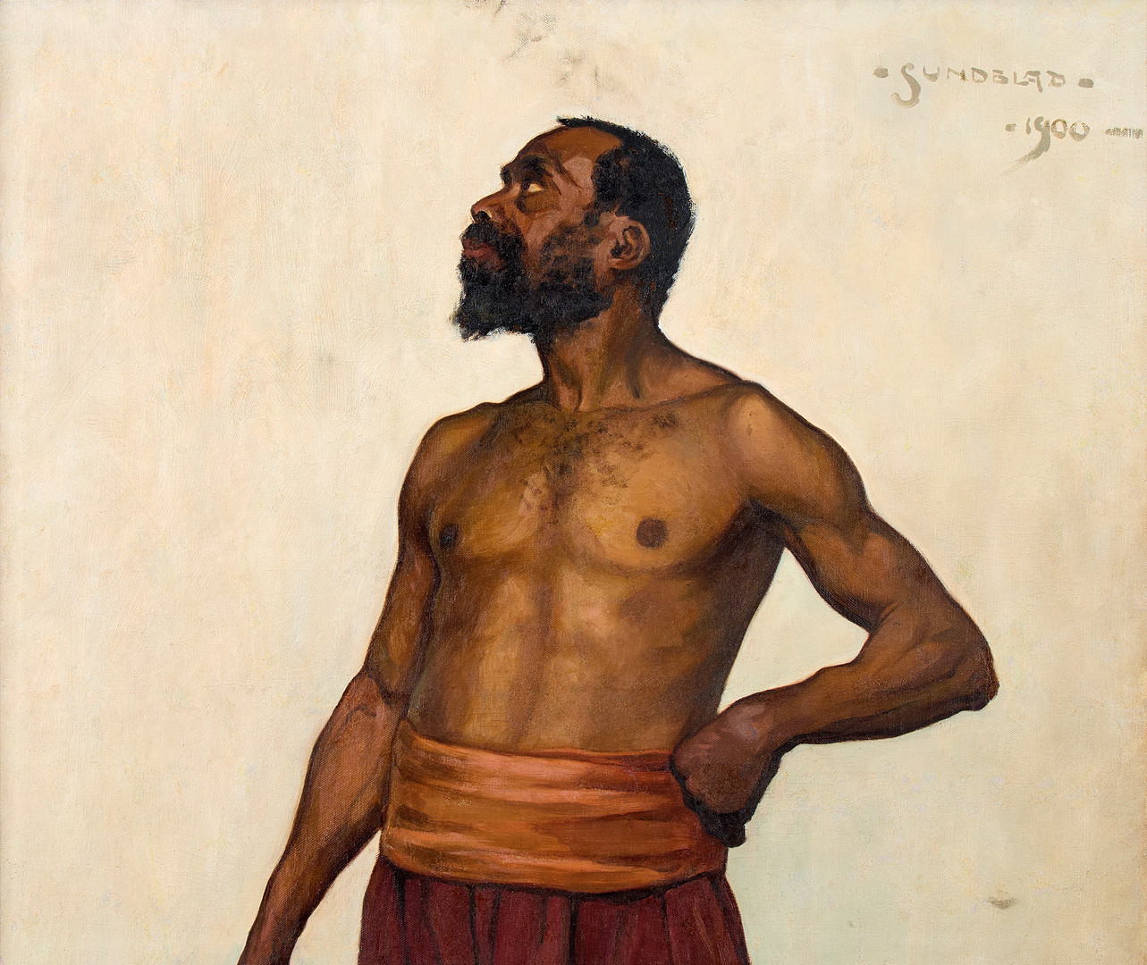 Arvid Werner Sundblad, Modellstudie av Pierre Louis Alexandre "Petterson".