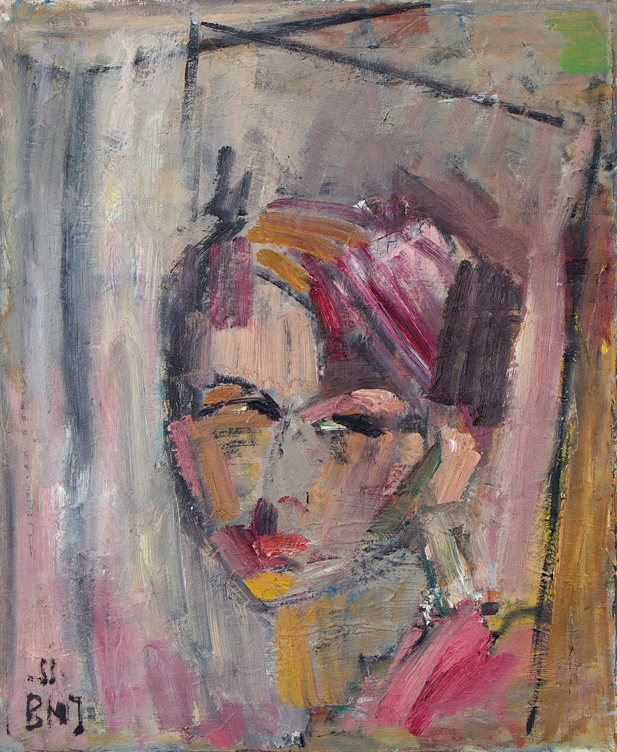 Rosa Självporträtt.