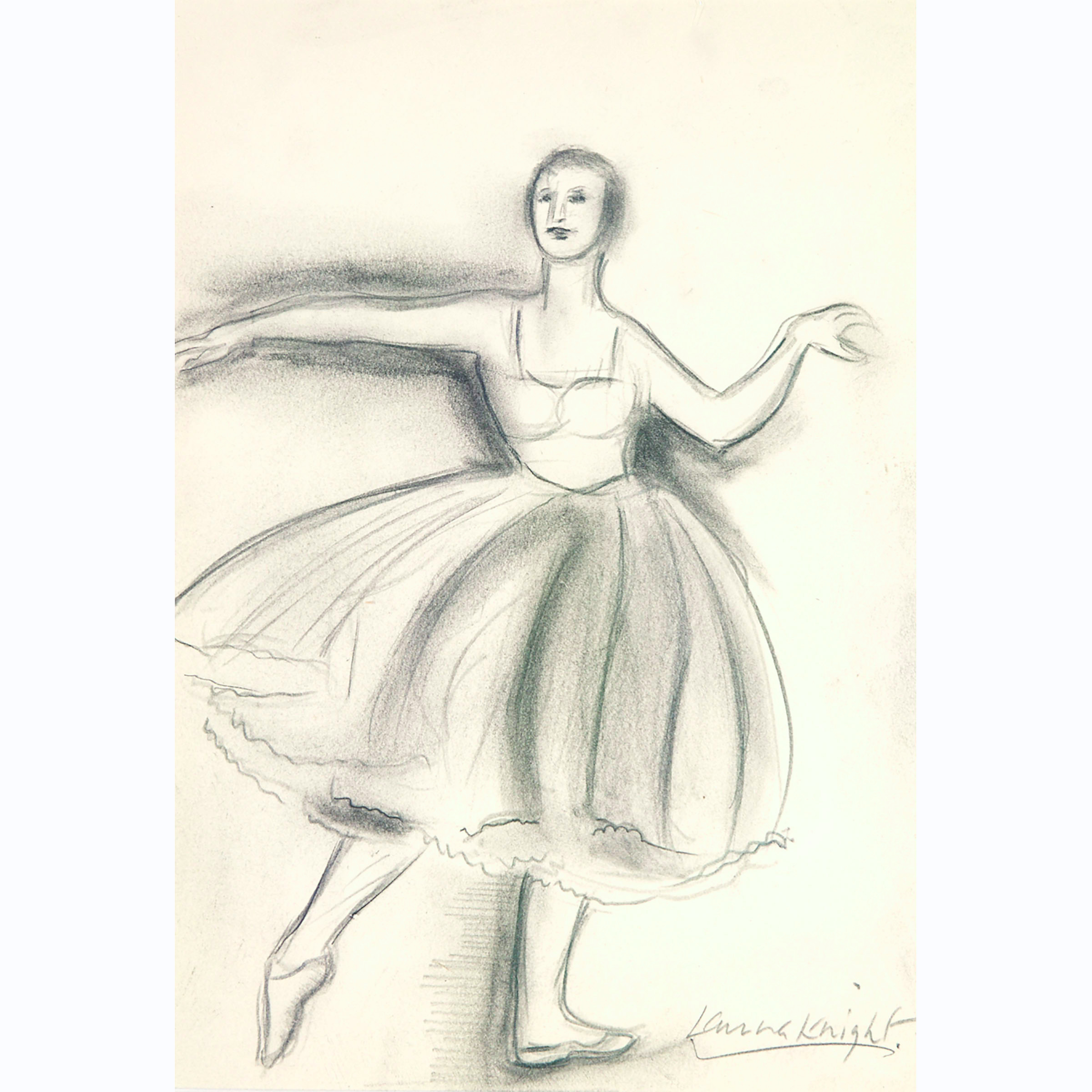Ballet Dancer Practicing