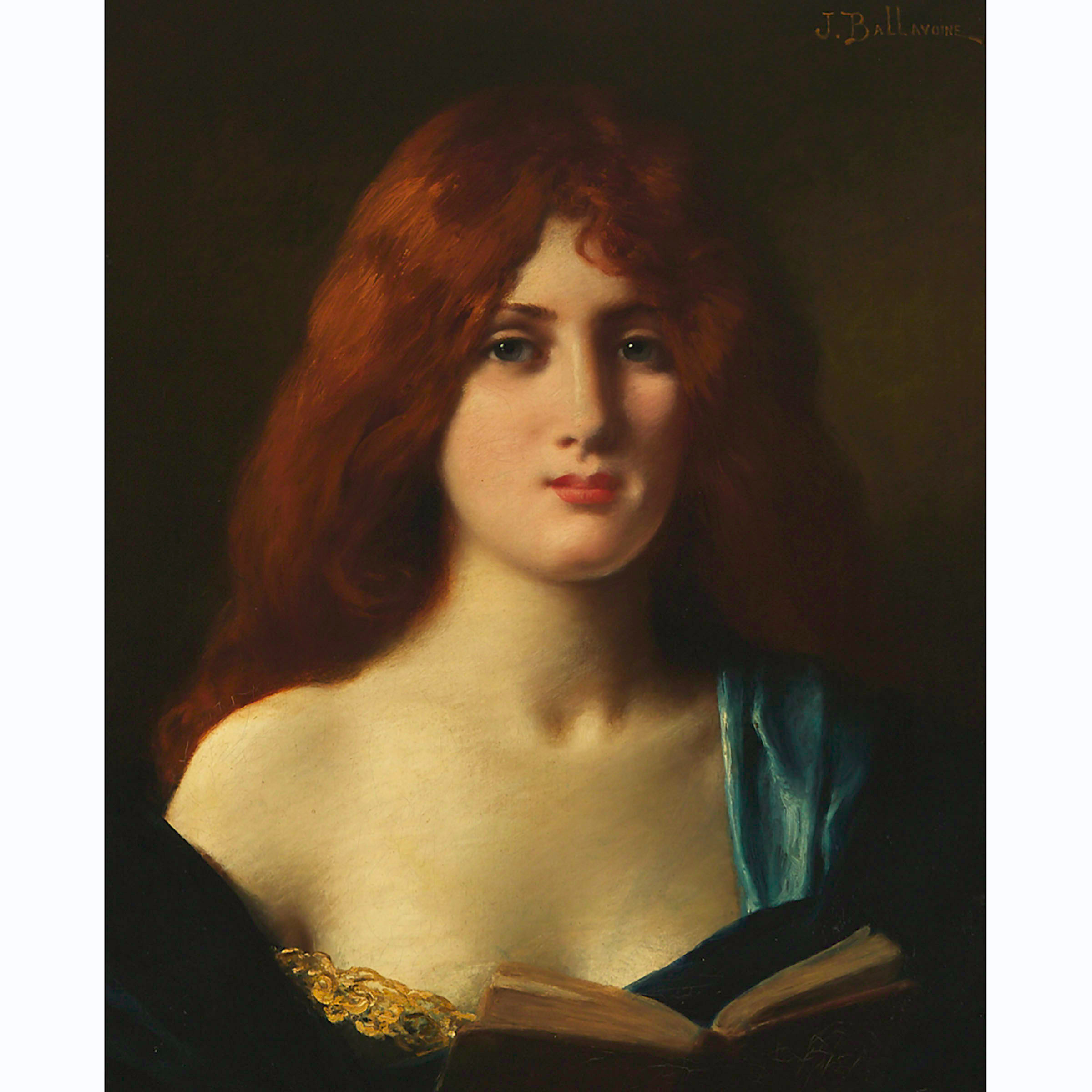 Beauty with Red Hair