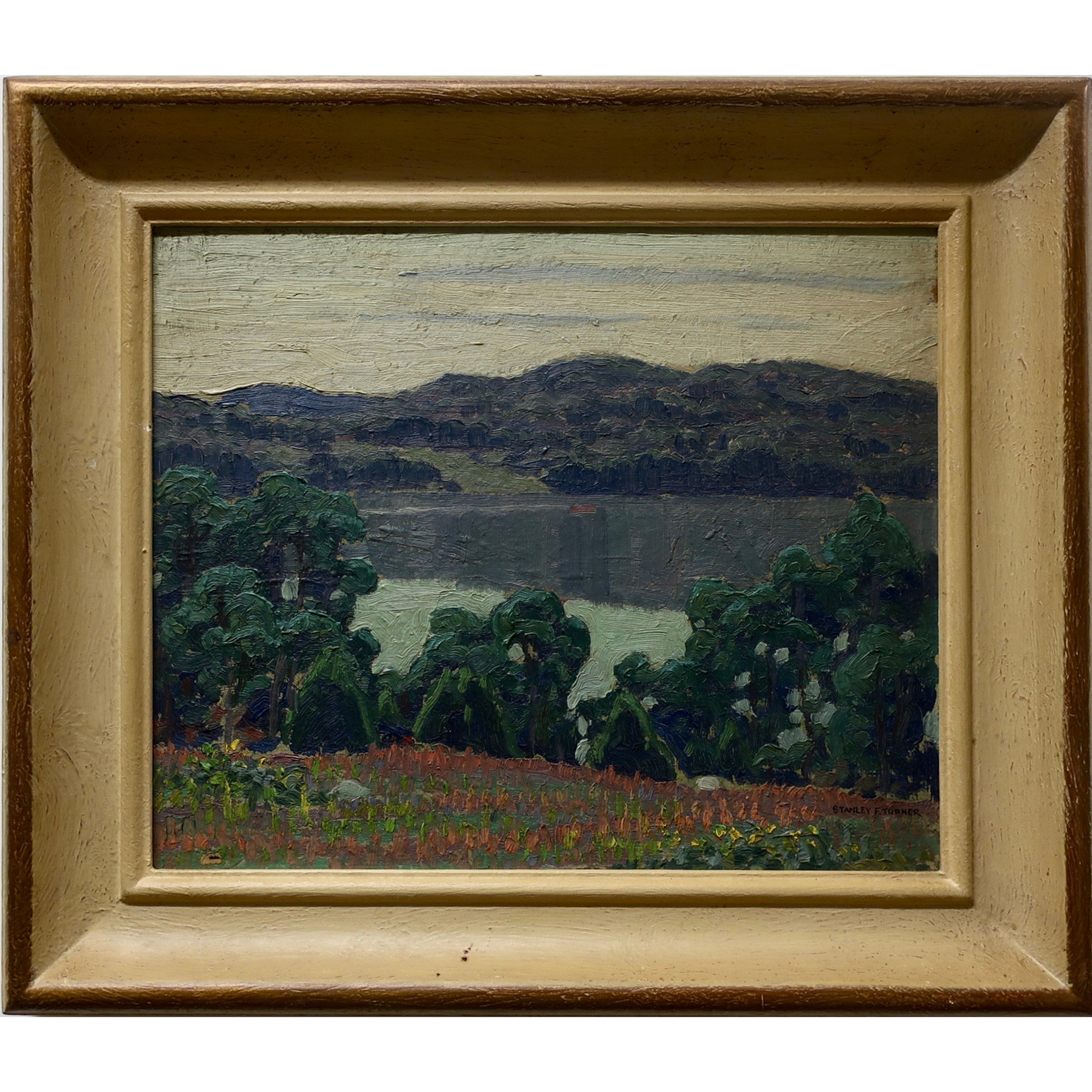 STANLEY FRANCIS TURNER, Untitled (Evening Lake Study - Autumn Landscape)