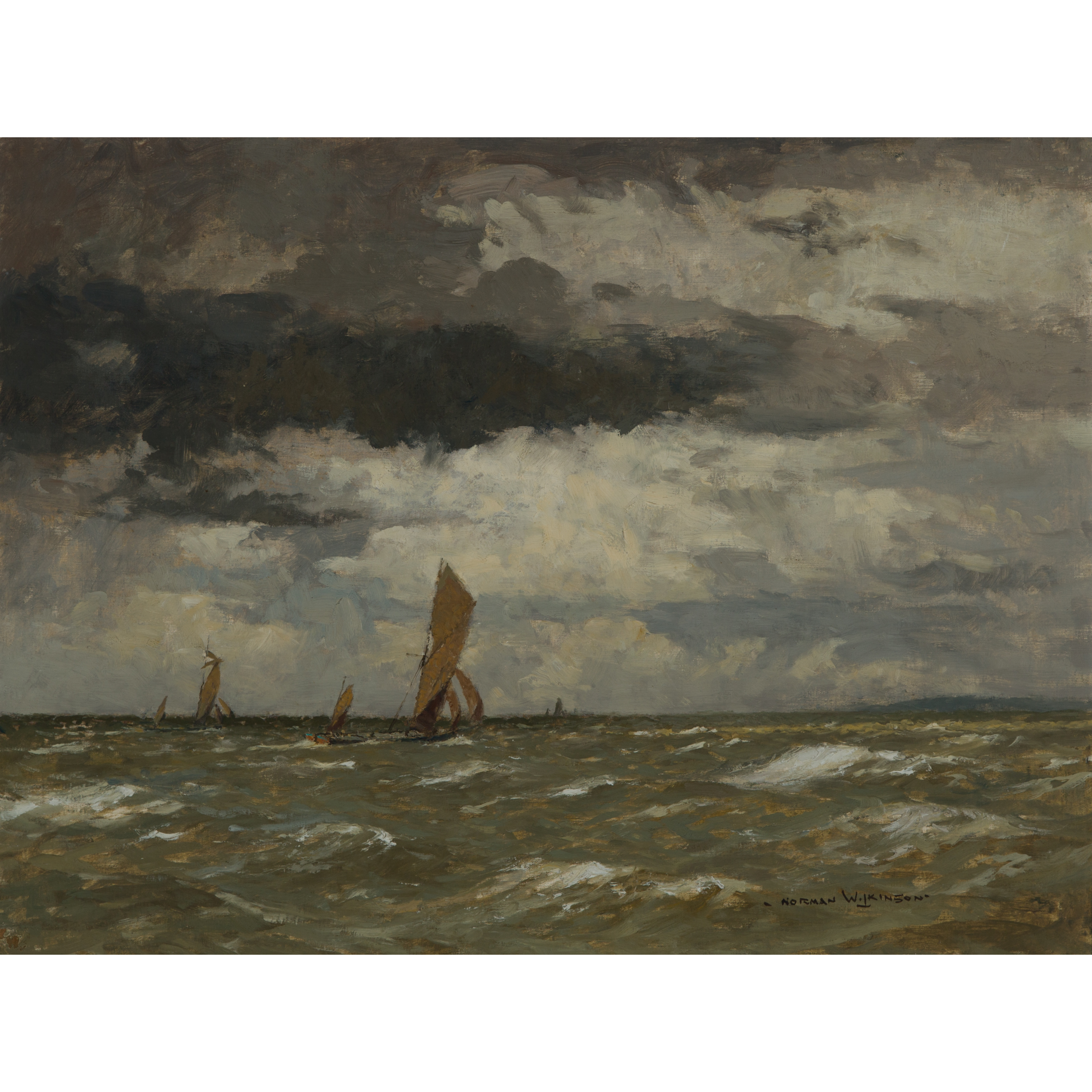 Barges Running for Shelter