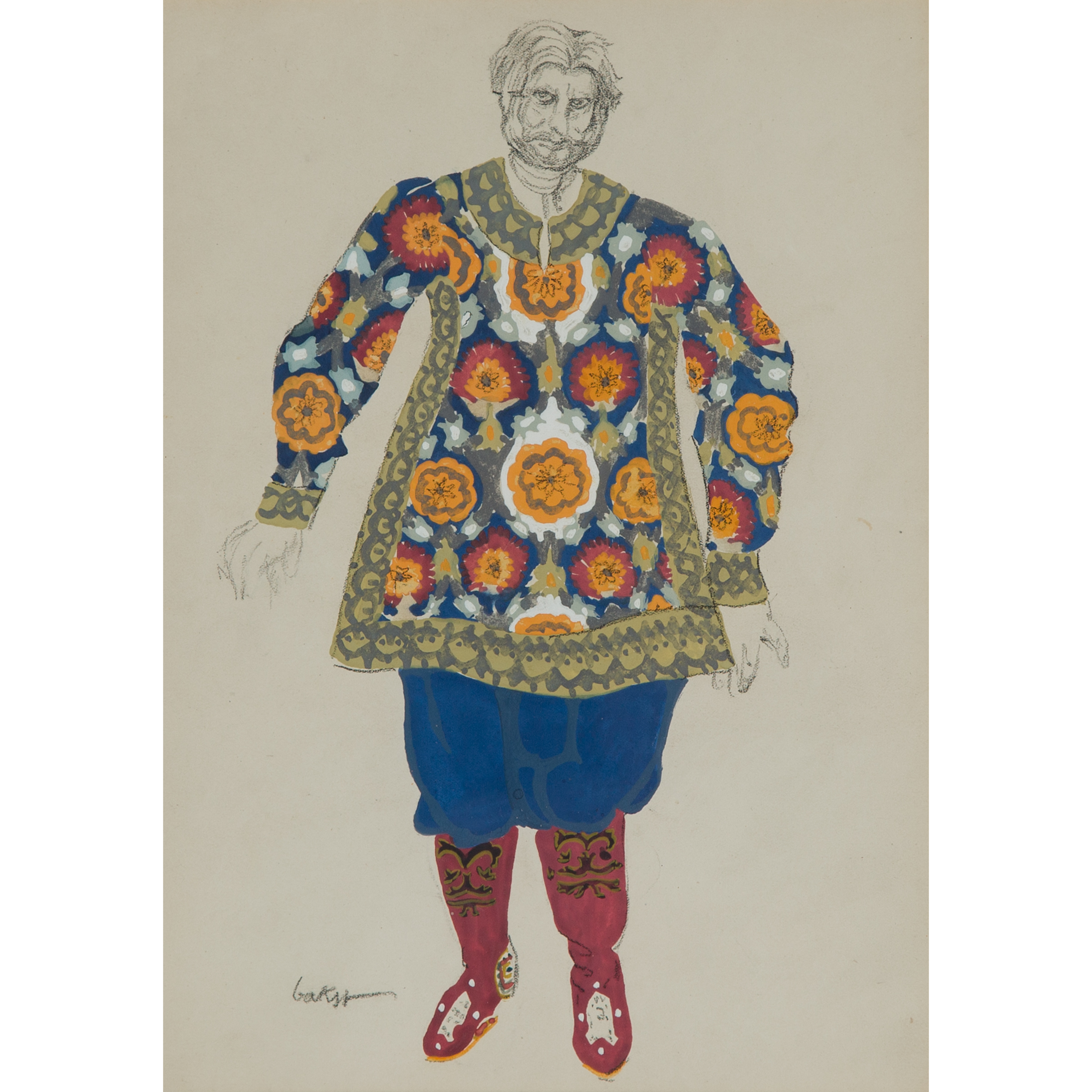 PEASANT WOMAN, 1922: COSTUME POUR L'OPERA "SODKO"