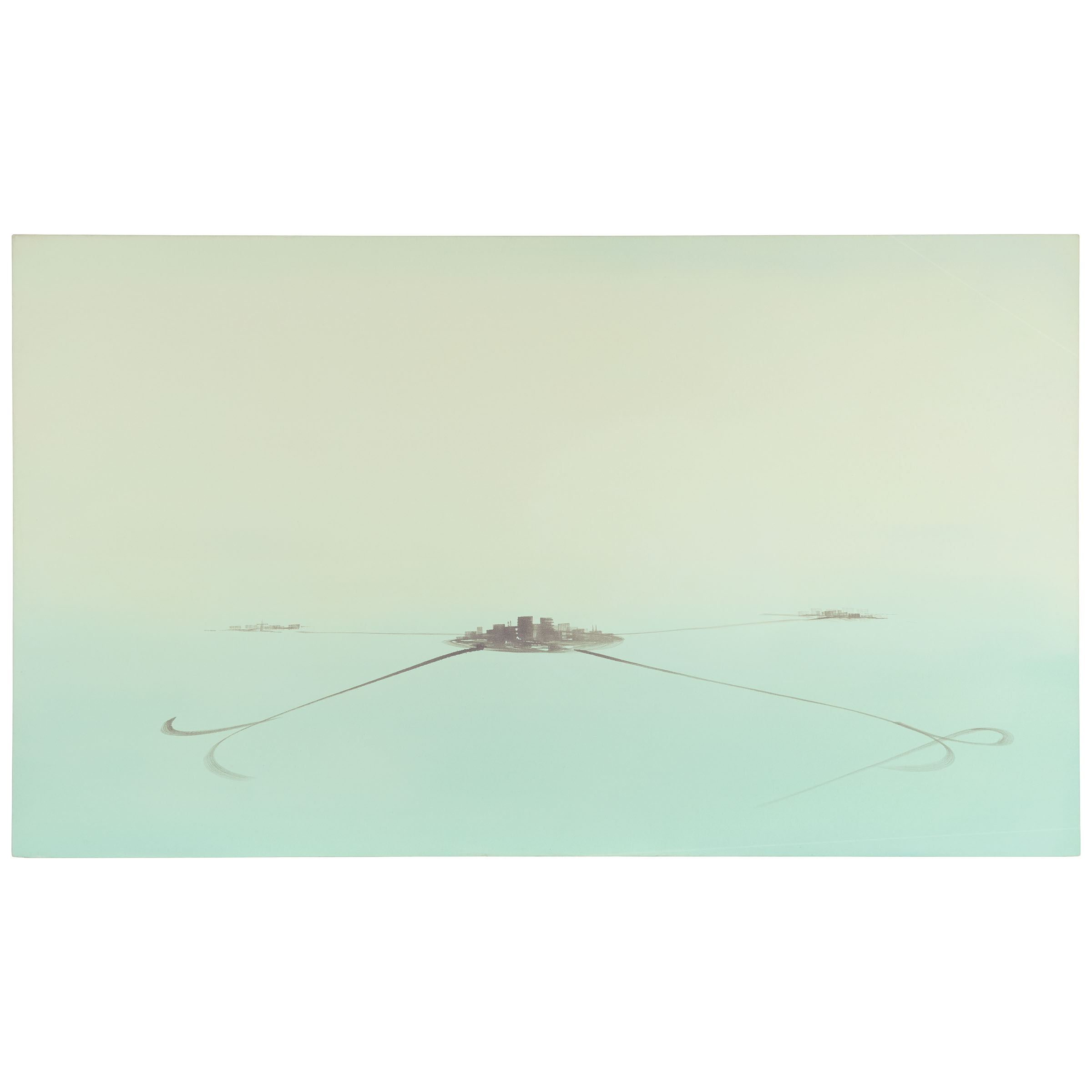 Untitled (Blue Satellite City)