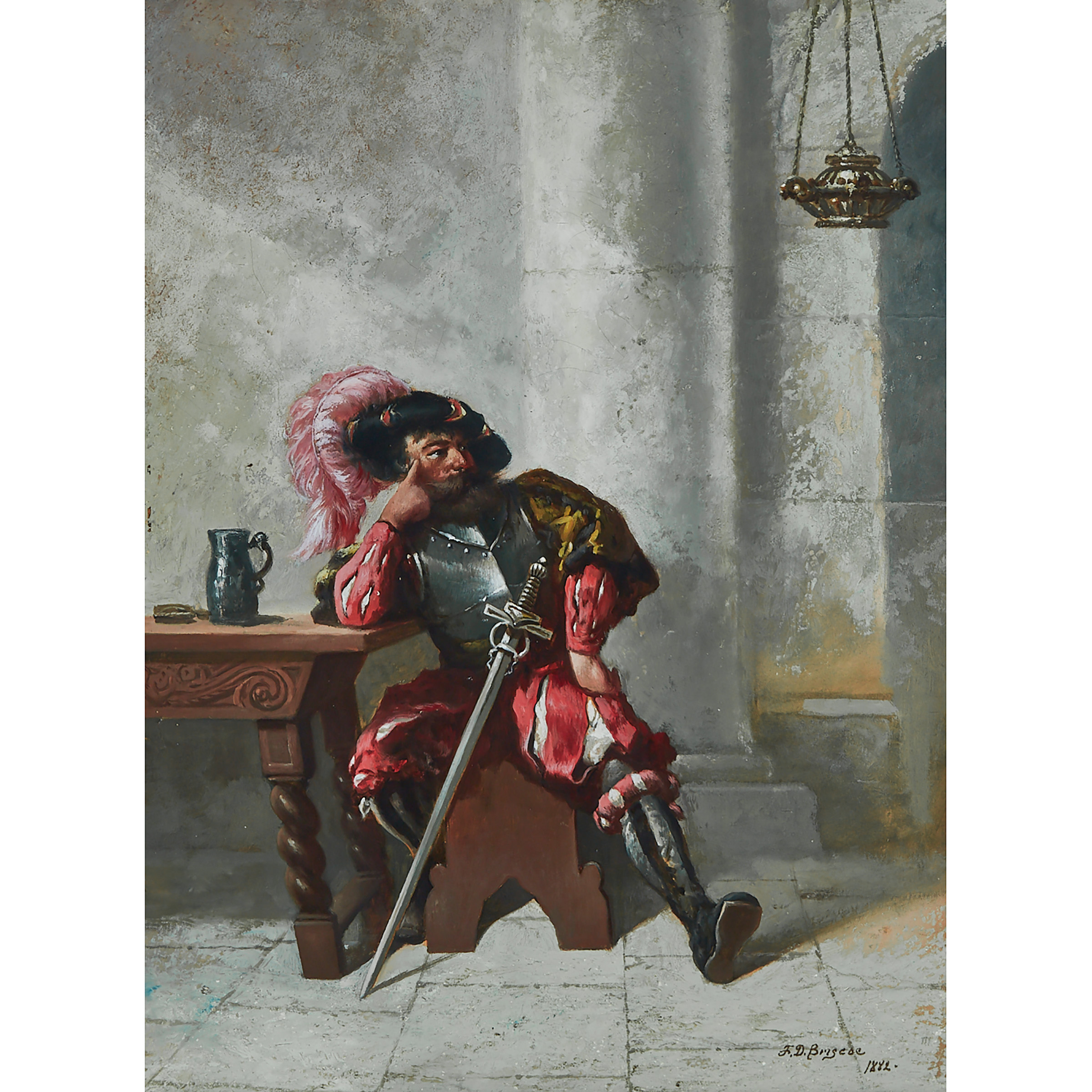 Resting Landsknecht