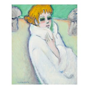 Le peignoir de bain 23 13/16 x 19 9/16 in (60.5 x 49.7 cm) (Painted in 1969)