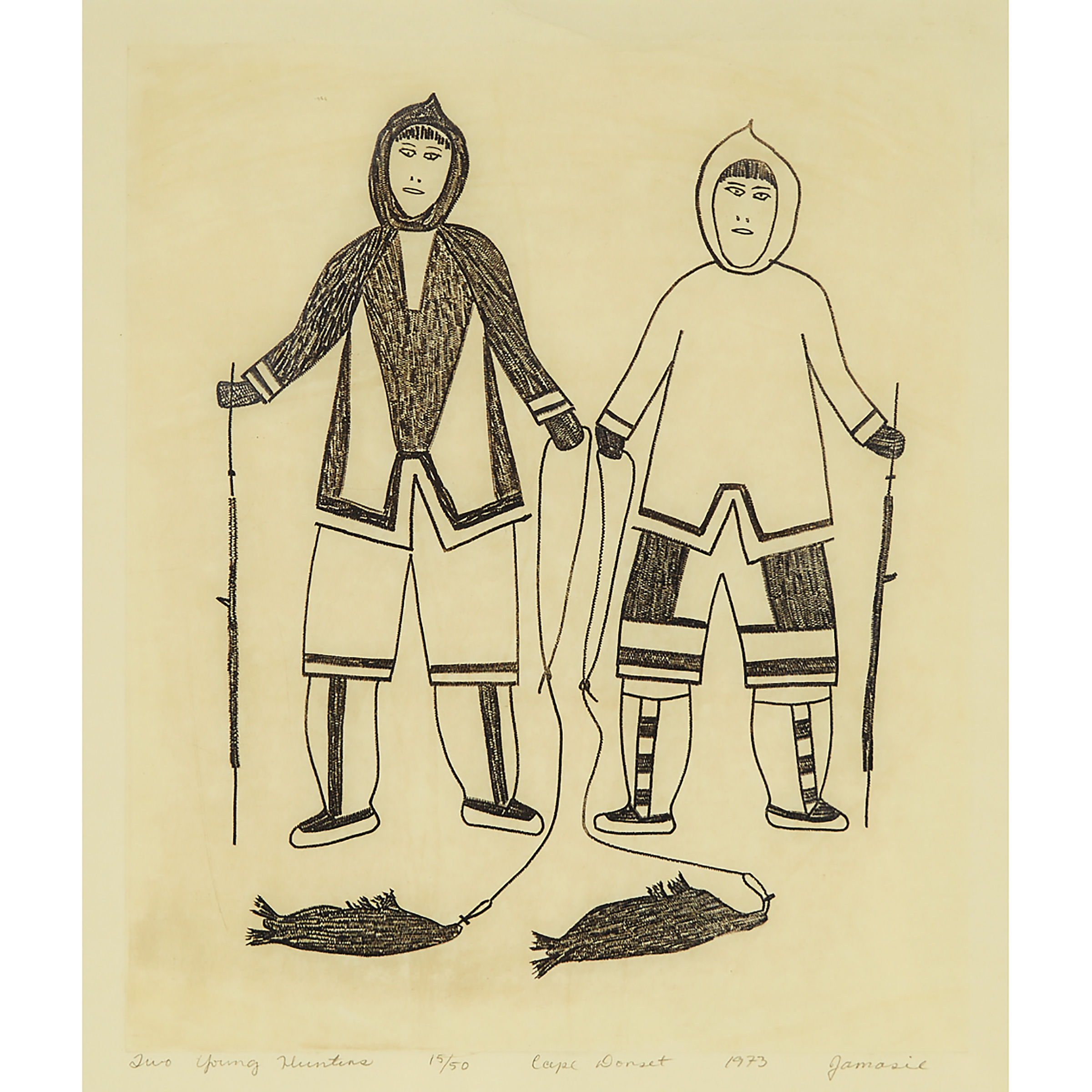 Two Young Hunters