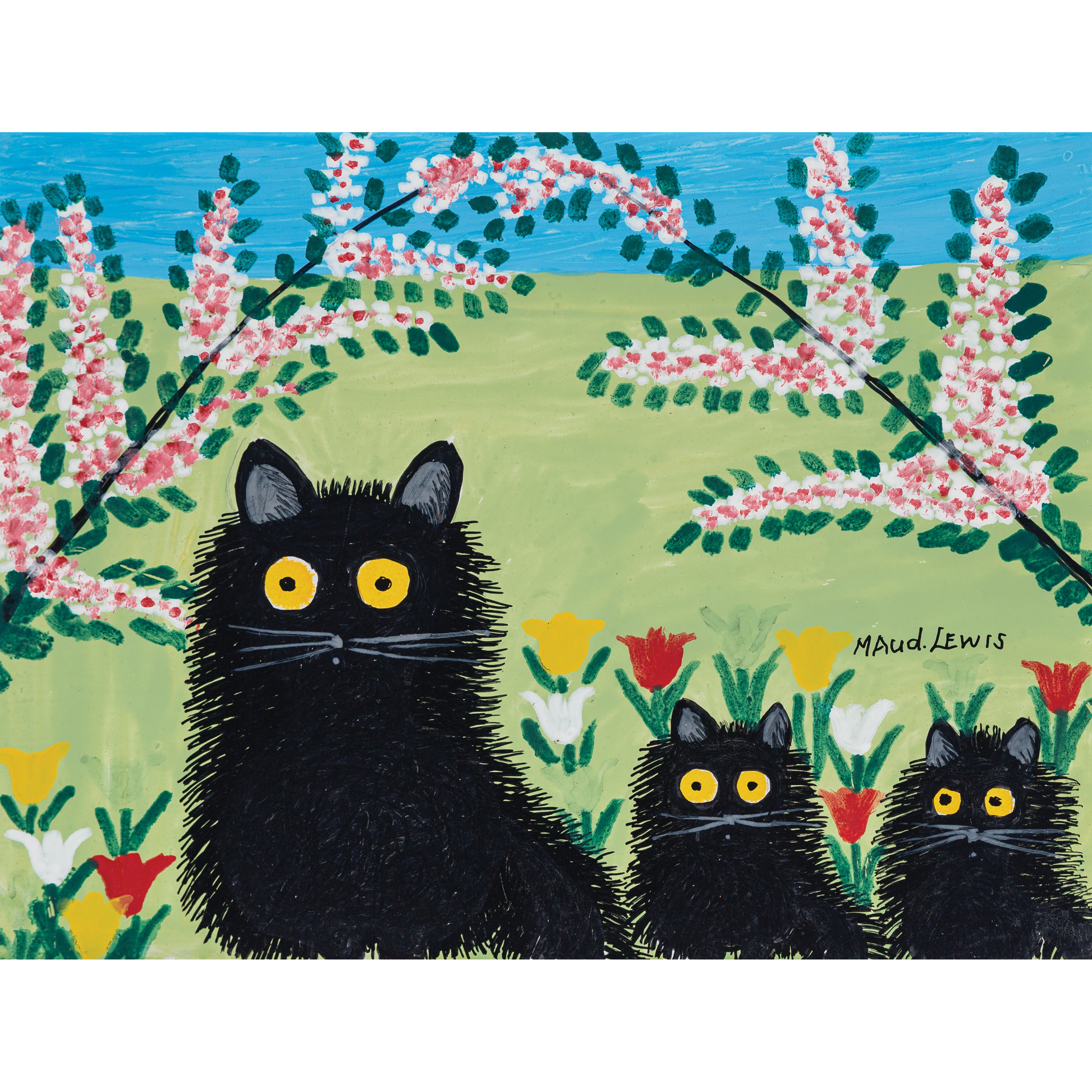 Three Black Cats