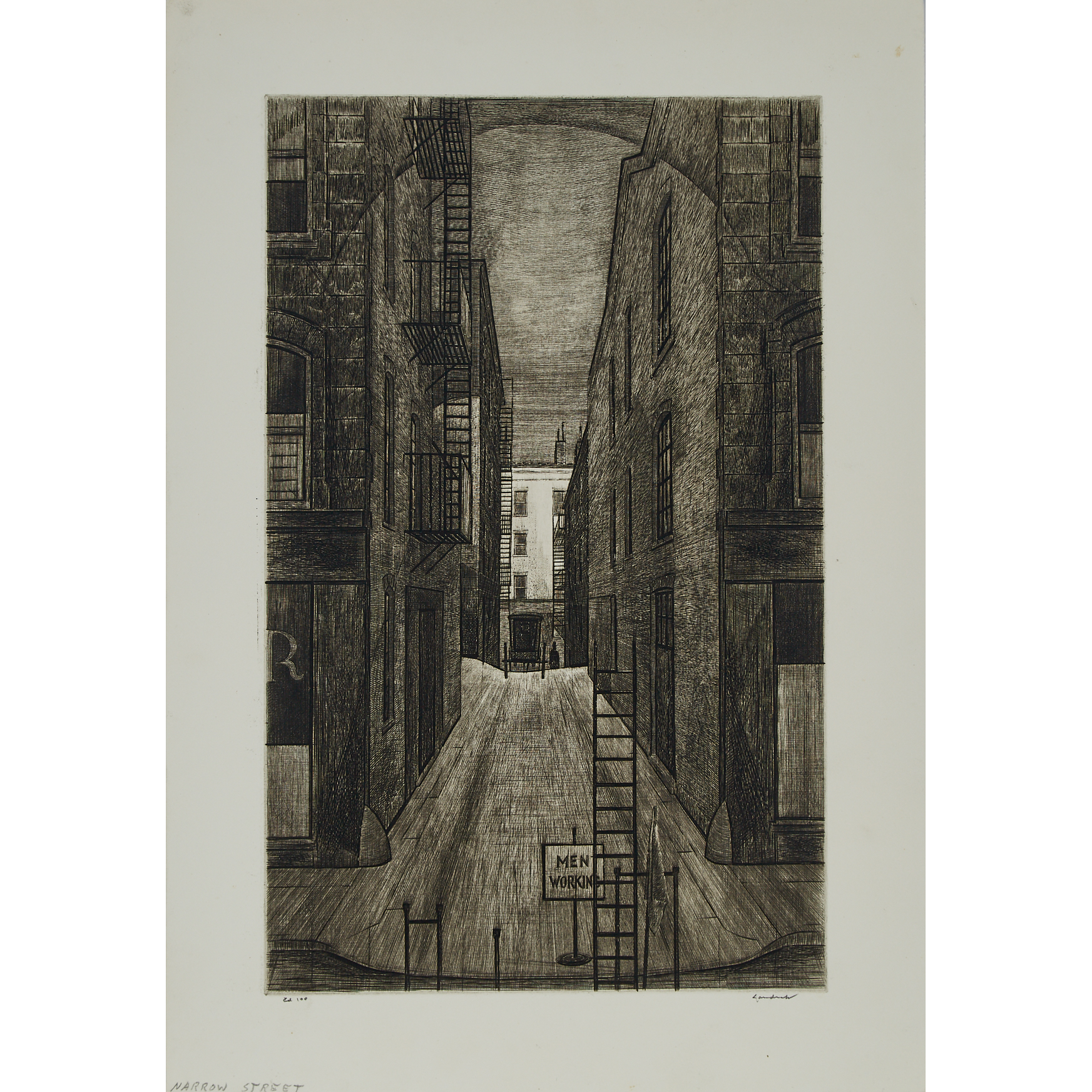 NARROW STREET, 1949 [KRAEFT, 102]