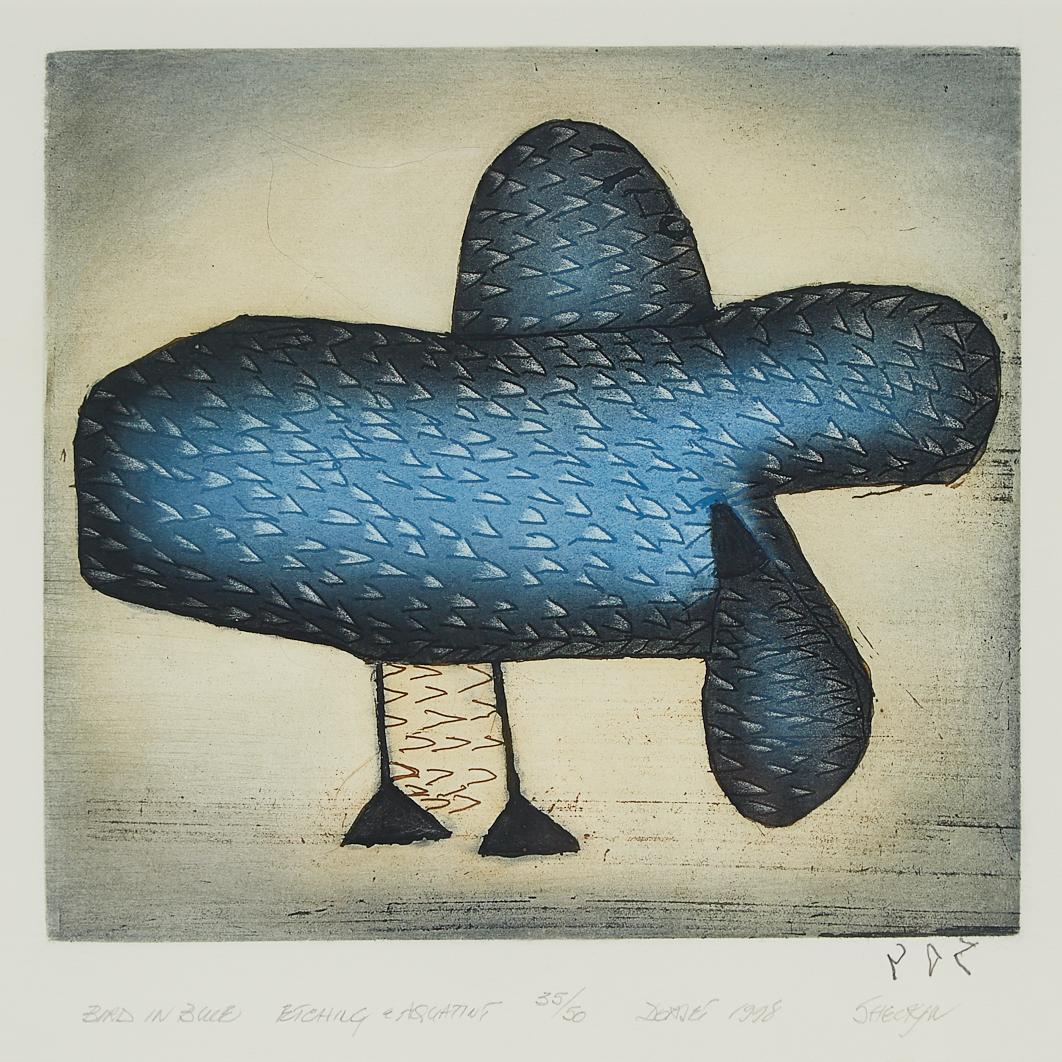 Bird in Blue