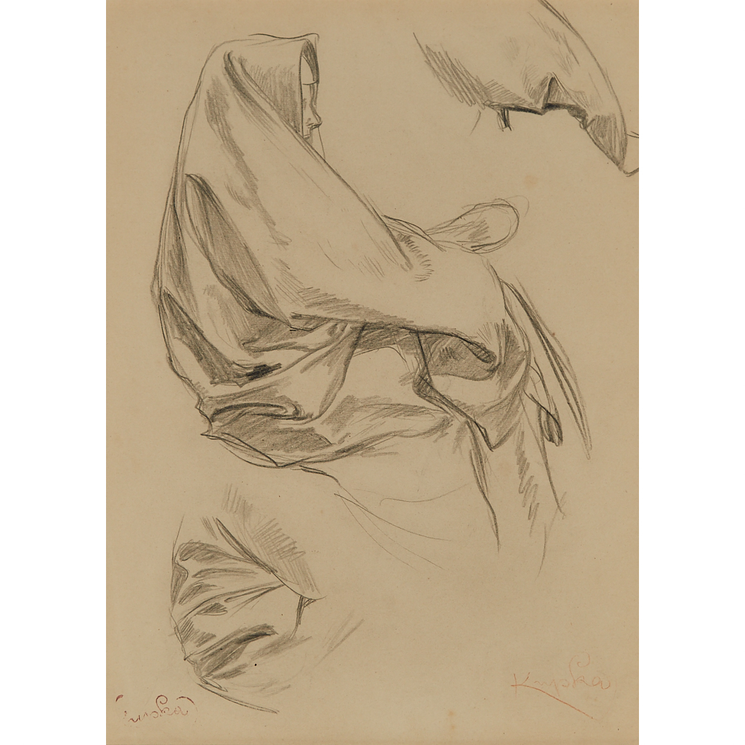 Draped Female Figure, Circa 1902-1903