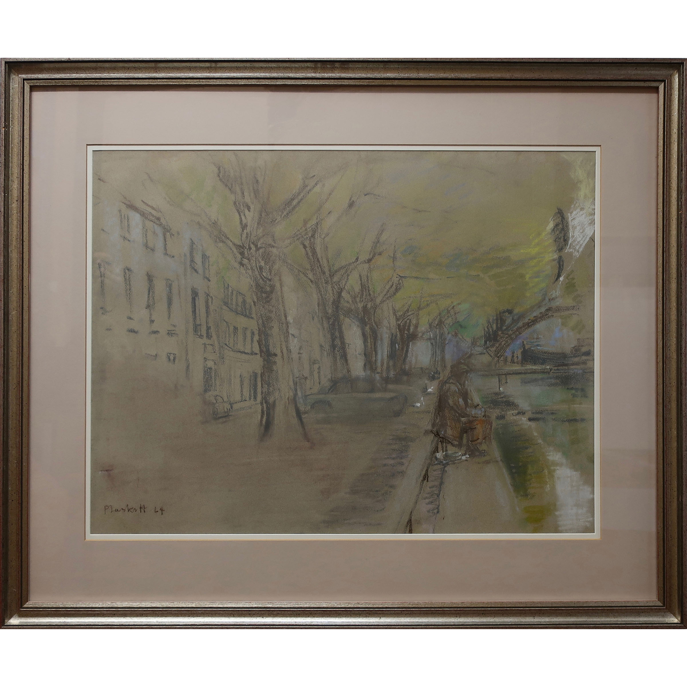 Fisherman on Canal,  Saint- Martin