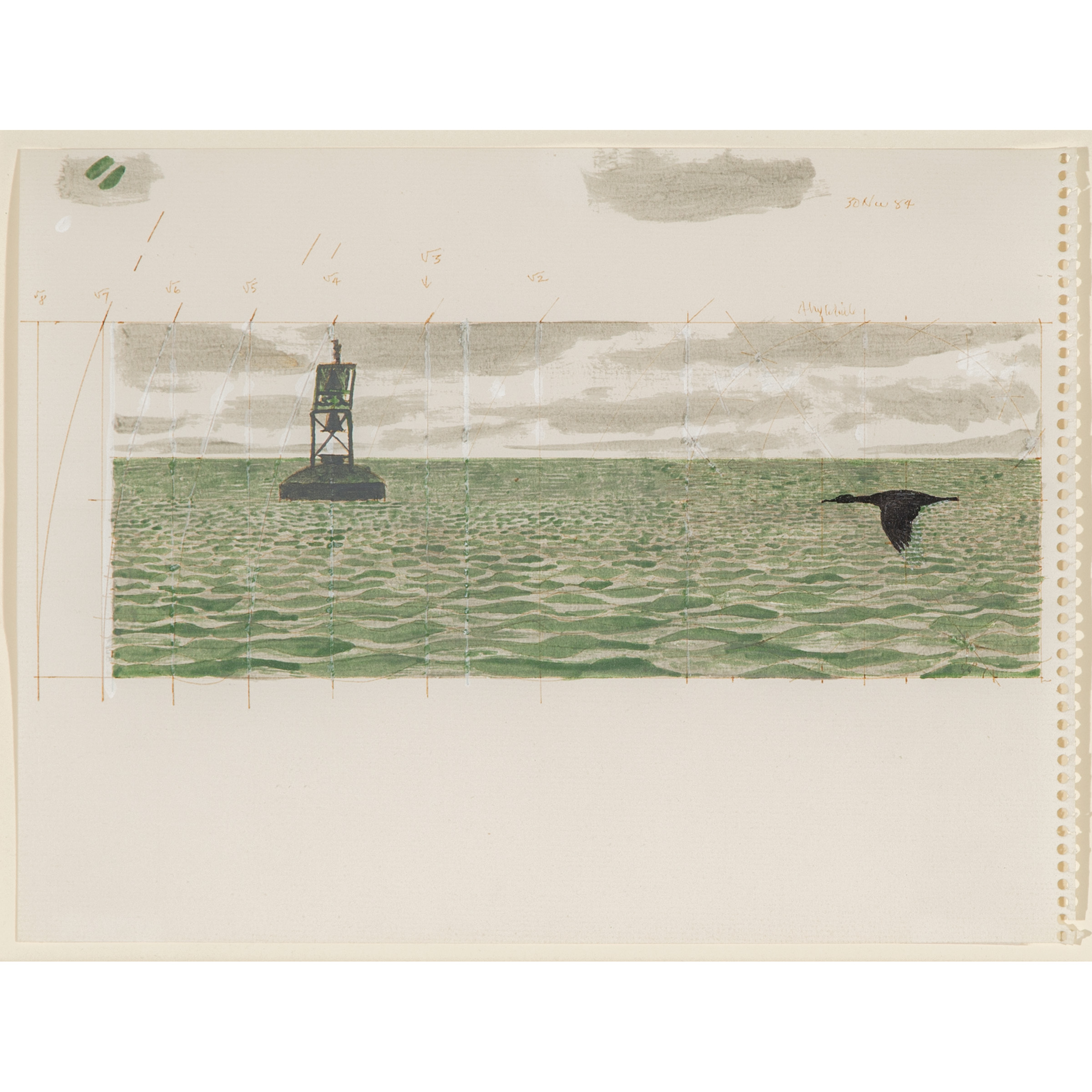 Bell Buoy and Cormorant