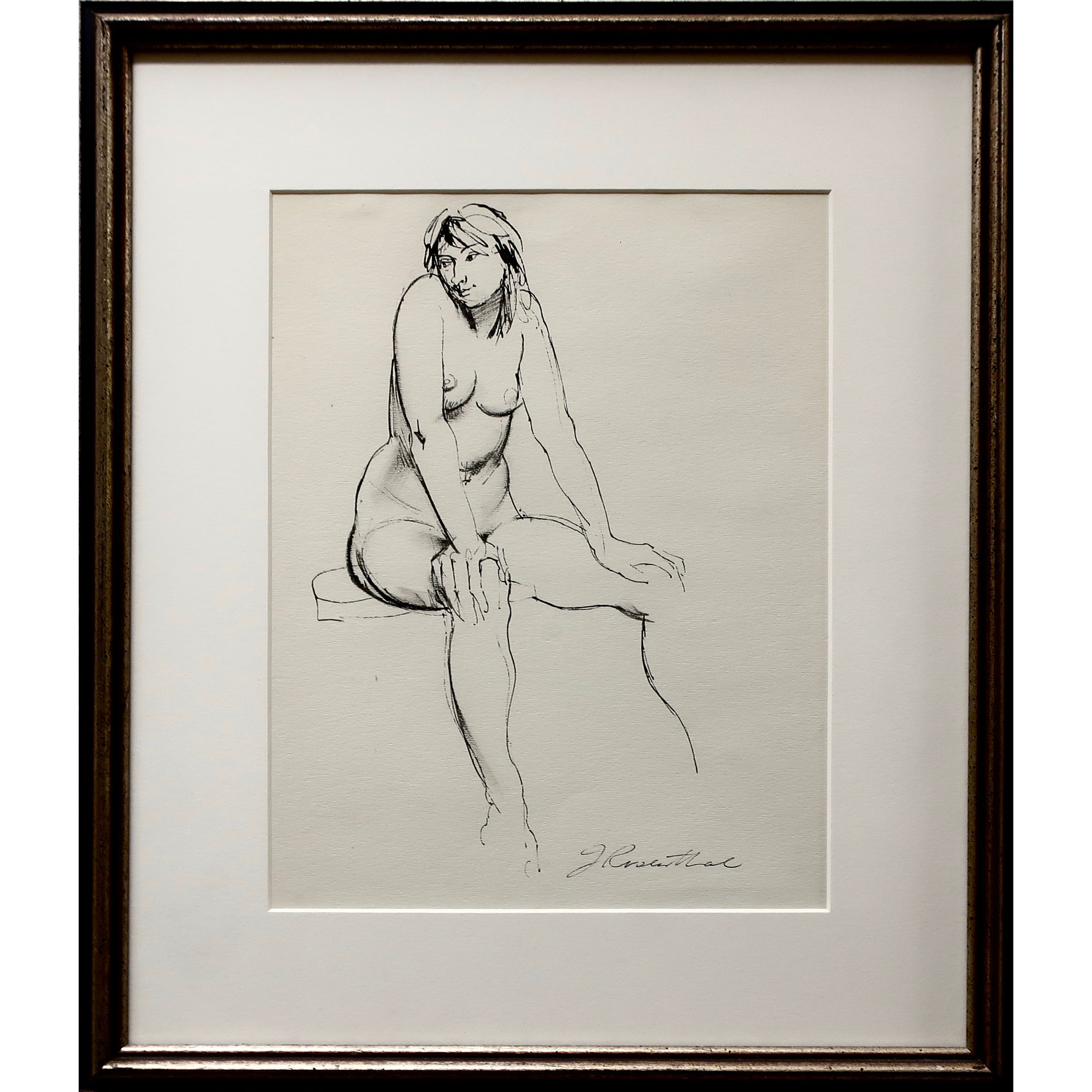 Seated Nude (Group of Figures)