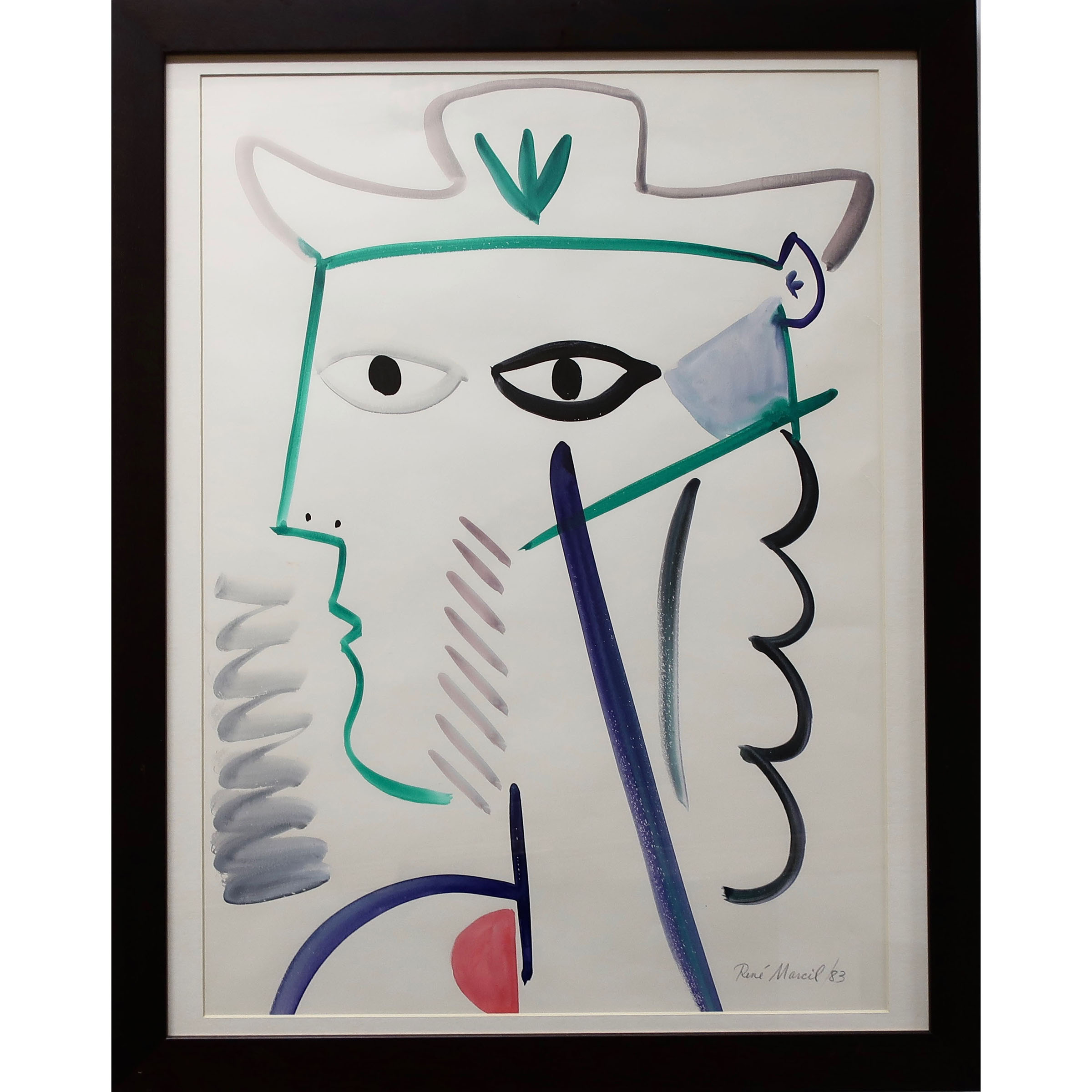 Untitled (Head Profile)
