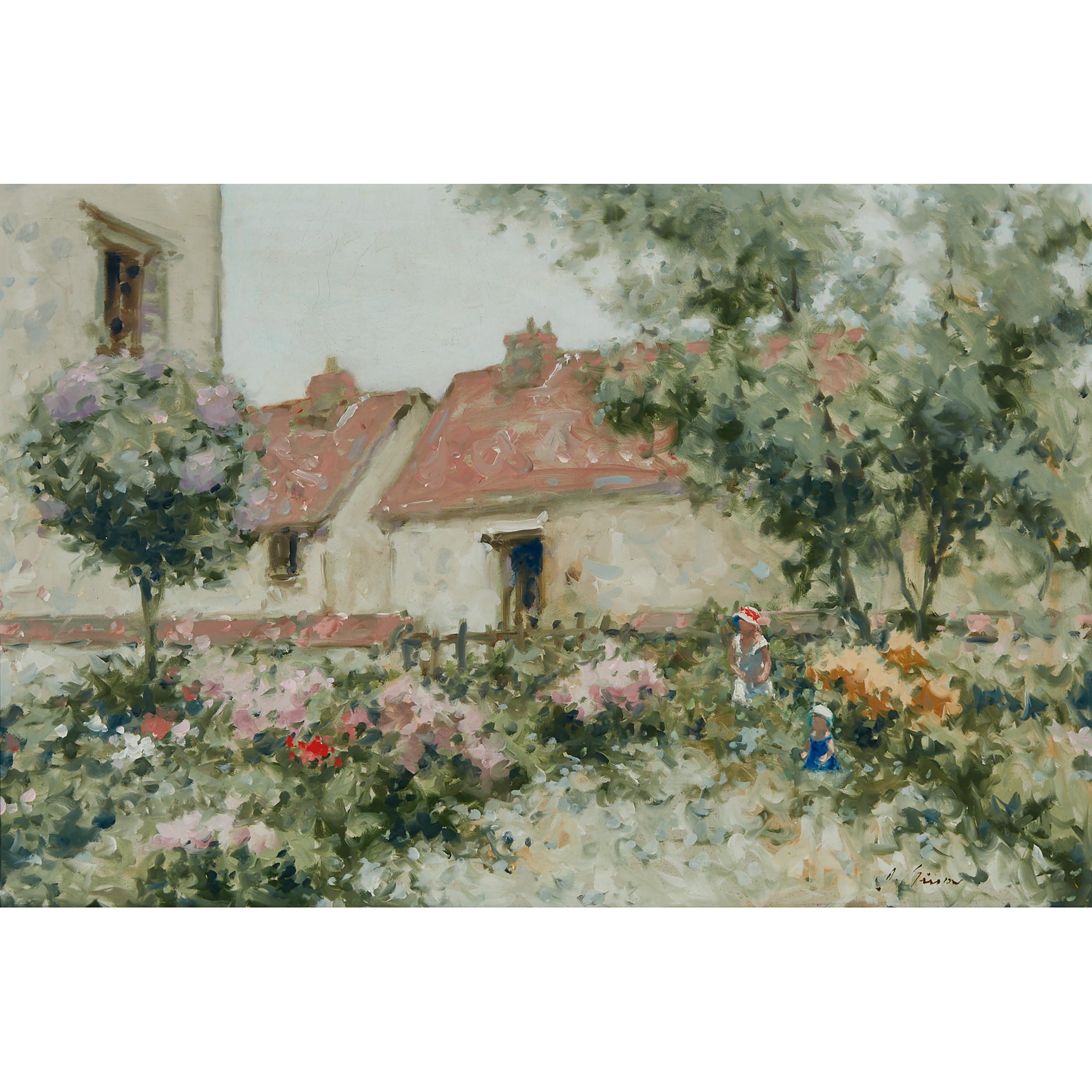 Children in a Garden