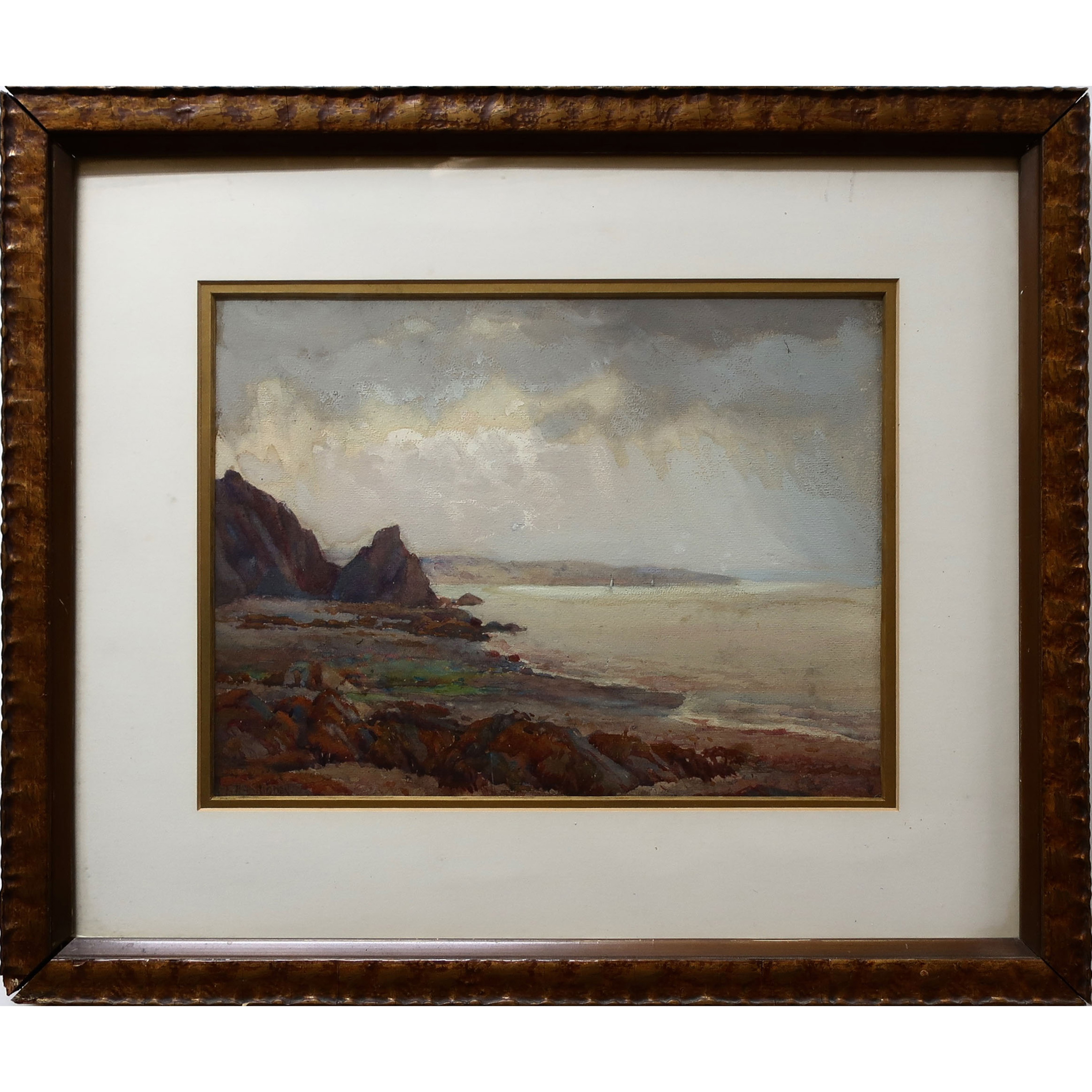 Breaking Light Over Coast