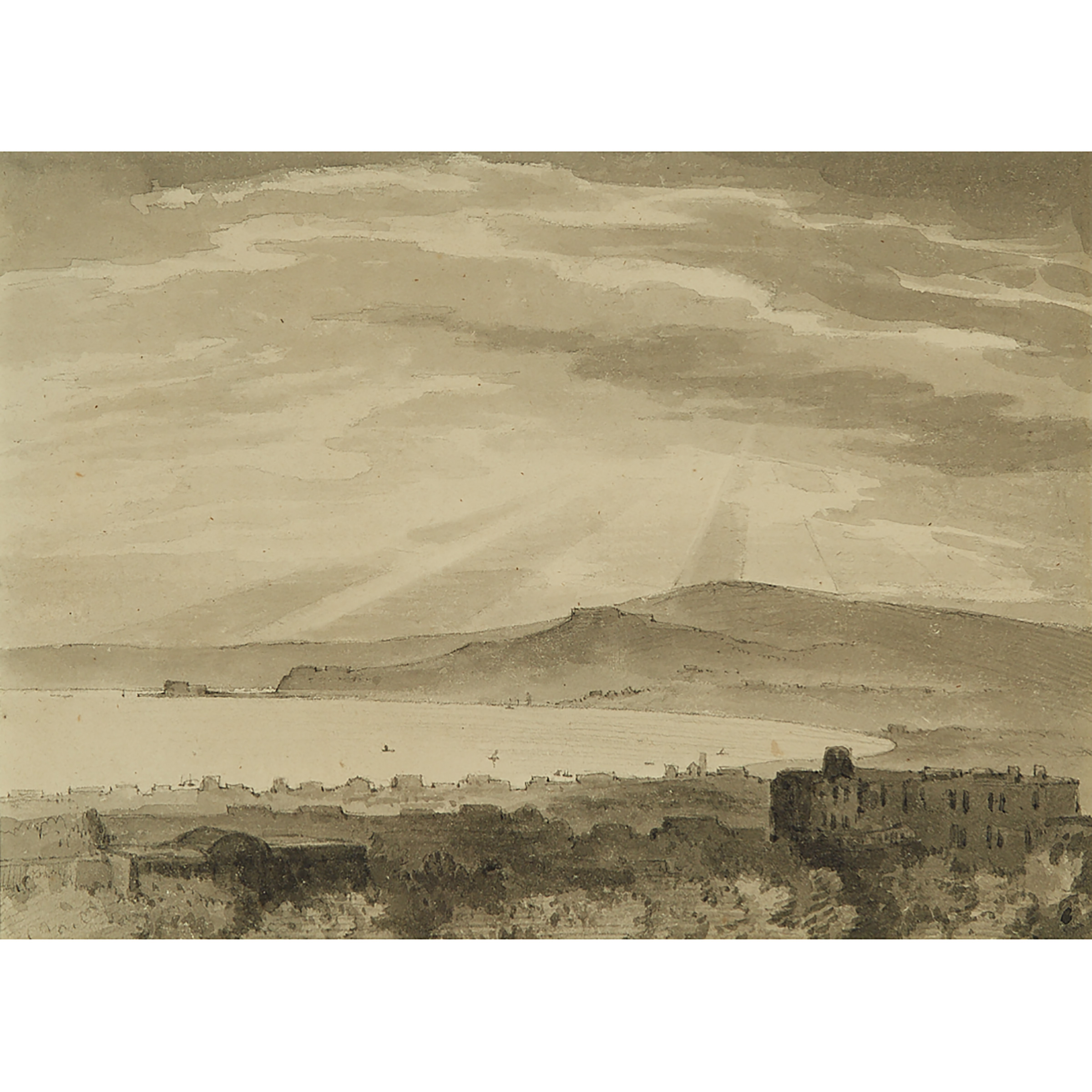 NAPLES FROM SIR WILLIAM HAMILTON’S VILLA, PORTICI
