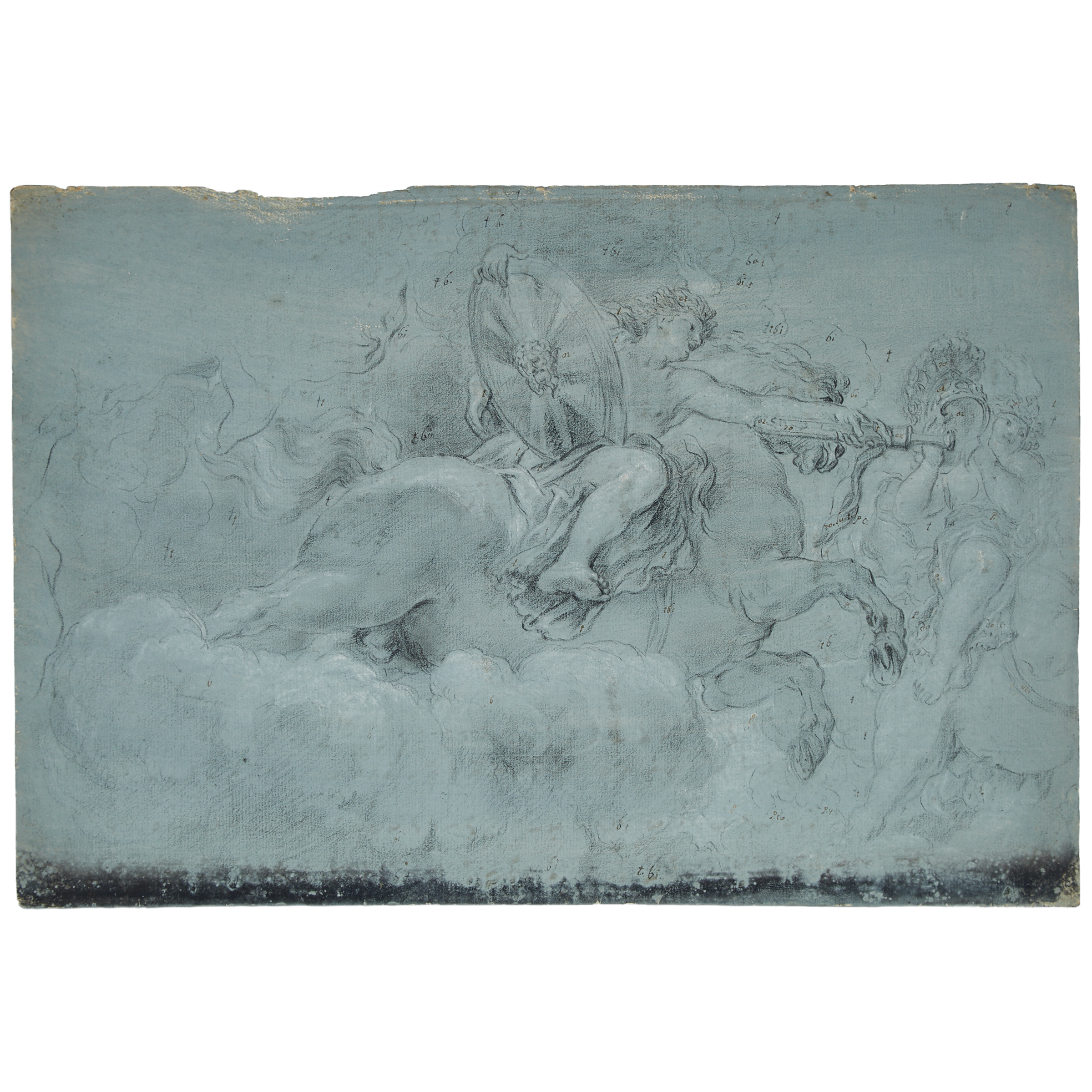 Study for Triumph of the Medici, Palazzo Pitti Fresco Design