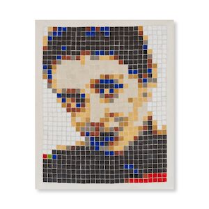 INVADER, Portrait de Caty 1997