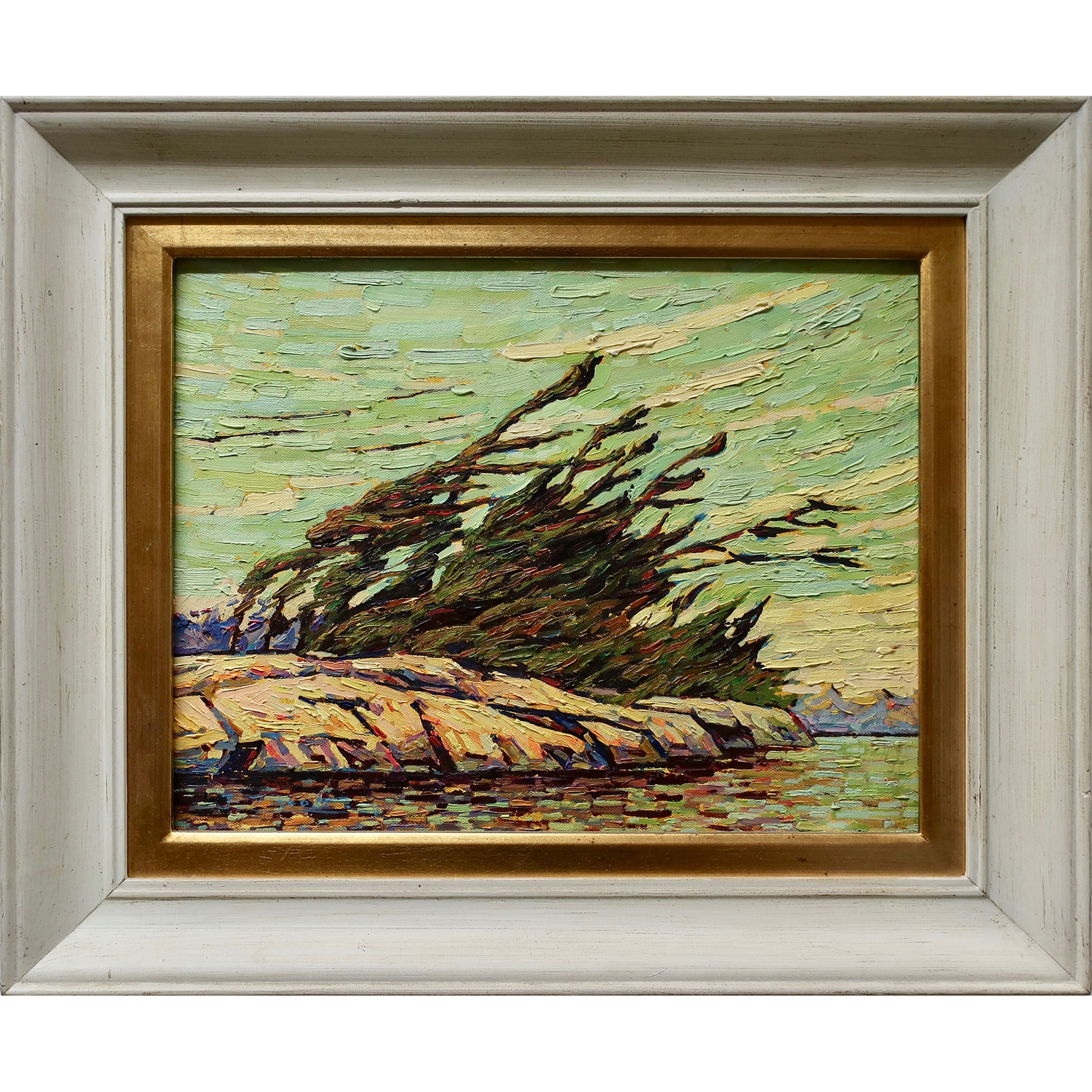 Untitled (Windswept Pines)