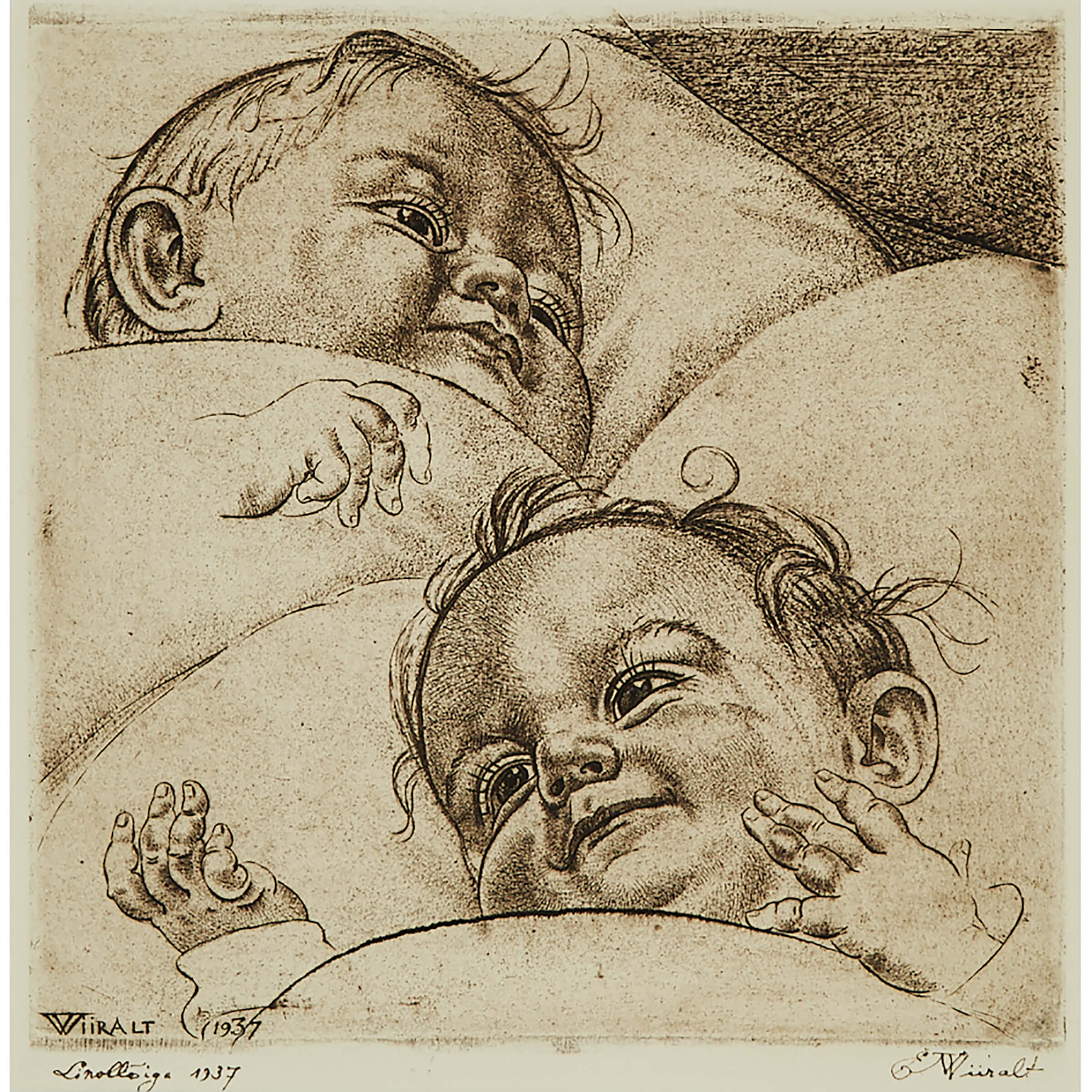 Wiiralt Eduard, LAPSED (CHILDREN), 1937 [KANGILASKI, 92]