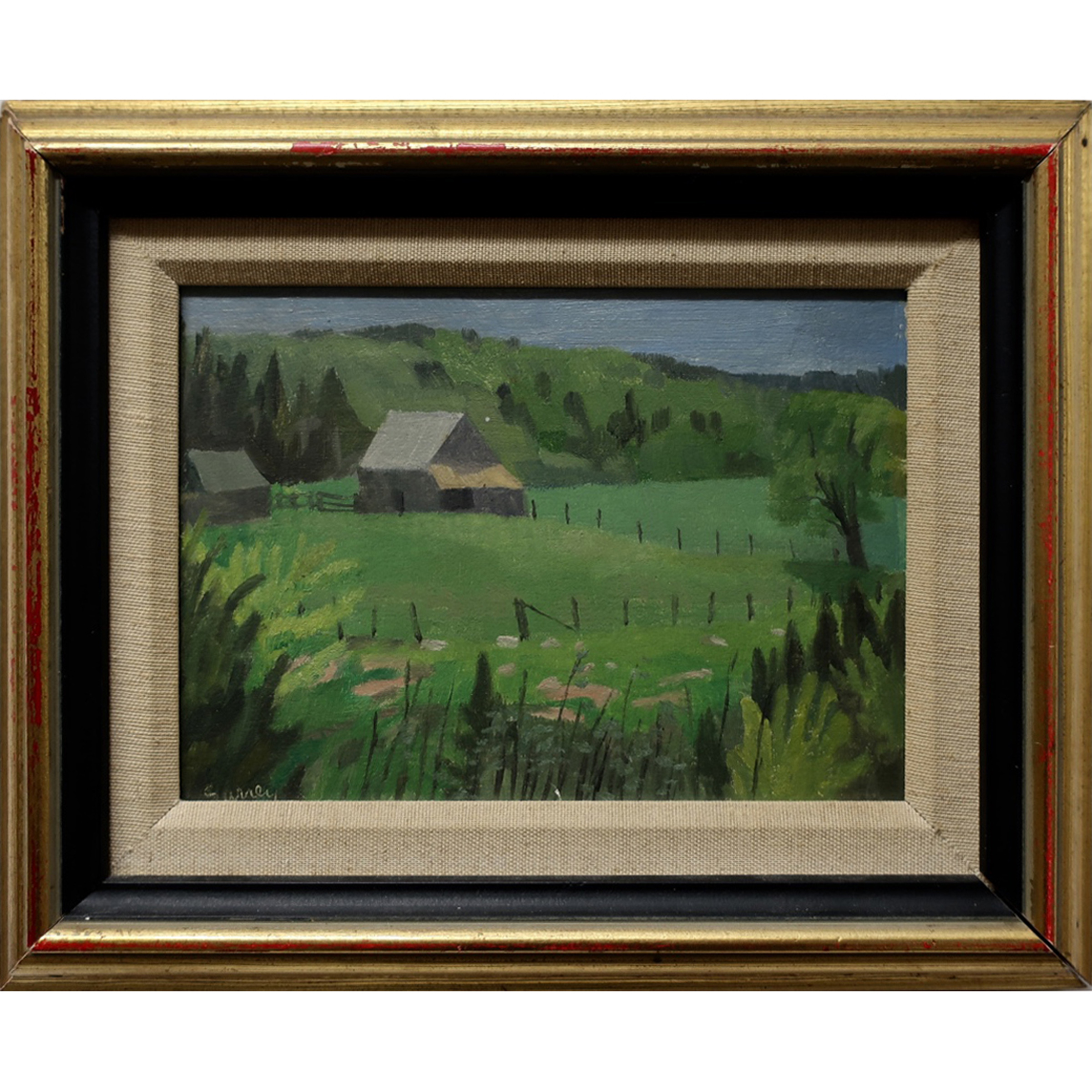 Untitled (Farmscape at Dusk)