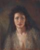 Portrait of Rita with Black Mantilla c1950