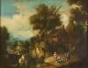 Giuseppe Zais (Forno di Canale 1709 - Treviso 1784) - River landscape with figures near a farmhouse, Giuseppe Zais (Forno di Canale 1709 - Treviso 1784) - River landscape with figures near a farmhouse