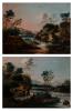 Cerchia di Francesco Zuccarelli (Pitigliano 1702 – Firenze 1788) - River landscapes with figures, Cerchia di Francesco Zuccarelli (Pitigliano 1702 – Firenze 1788) - River landscapes with figures