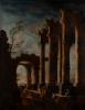 Leonardo Coccorante (Napoli 1680 - 1750) - Architectural capriccio with figures, Leonardo Coccorante (Napoli 1680 - 1750) - Architectural capriccio with figures