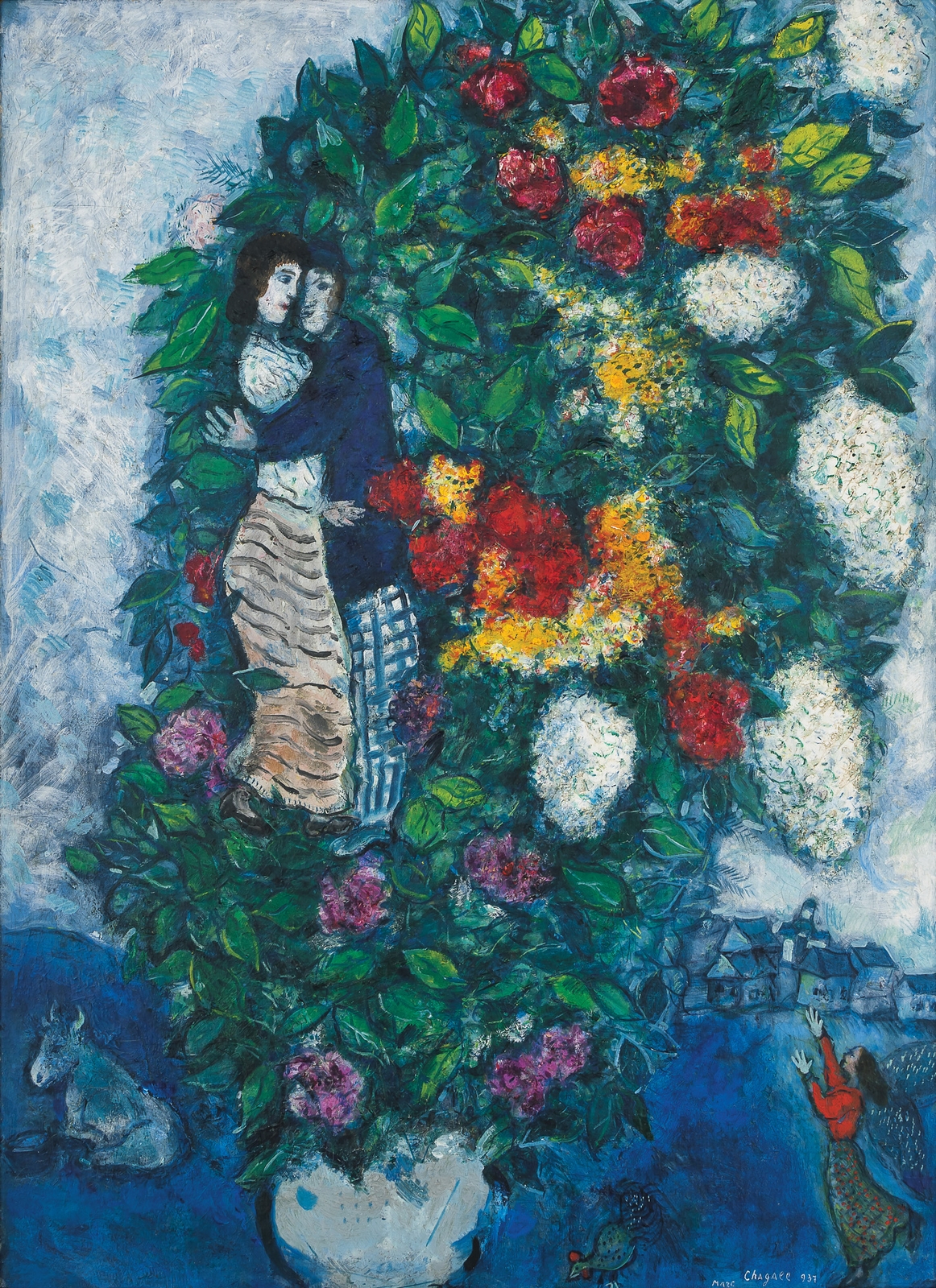Marc Chagal, Bouquet of Flowers