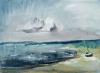 Sail Boat on Sand, West Wittering 1954