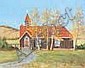 John Davenall Christ Church, Midnapore oil