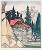 Walter Joseph "Corral at Banff". Medium