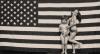 - Sasha and Emy, in front of American flag, 1983