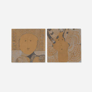 Faces and Places Series No.48 (diptych)