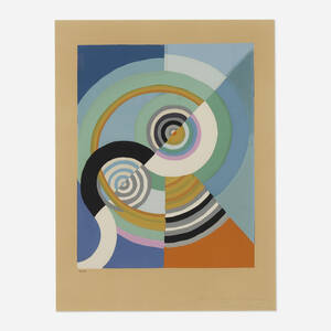After Robert Delaunay, Rythme/3 (from the Art d'aujourd'hui, maîtres de l'art abstrait Album I portfolio)