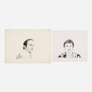 Ed Ruscha; Robert Rauschenberg (from the Mentors series) (two works)